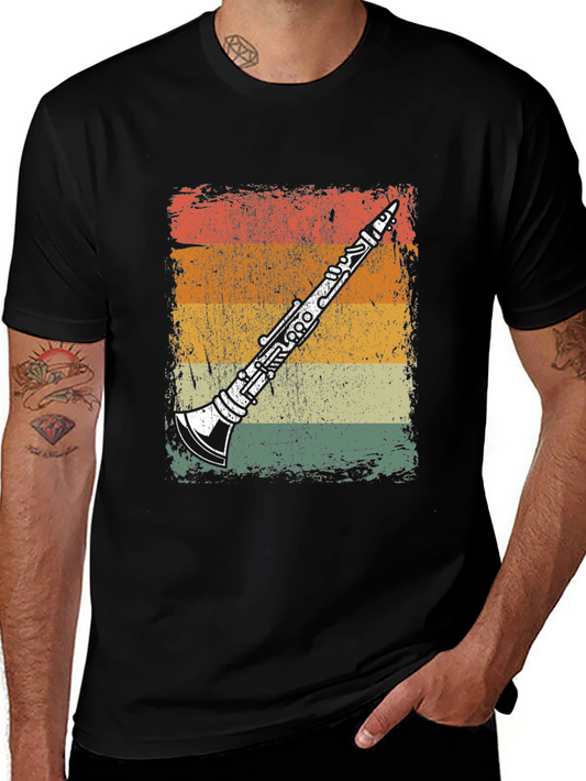 Vintage Clarinet T-Shirt - Music Lover Tee