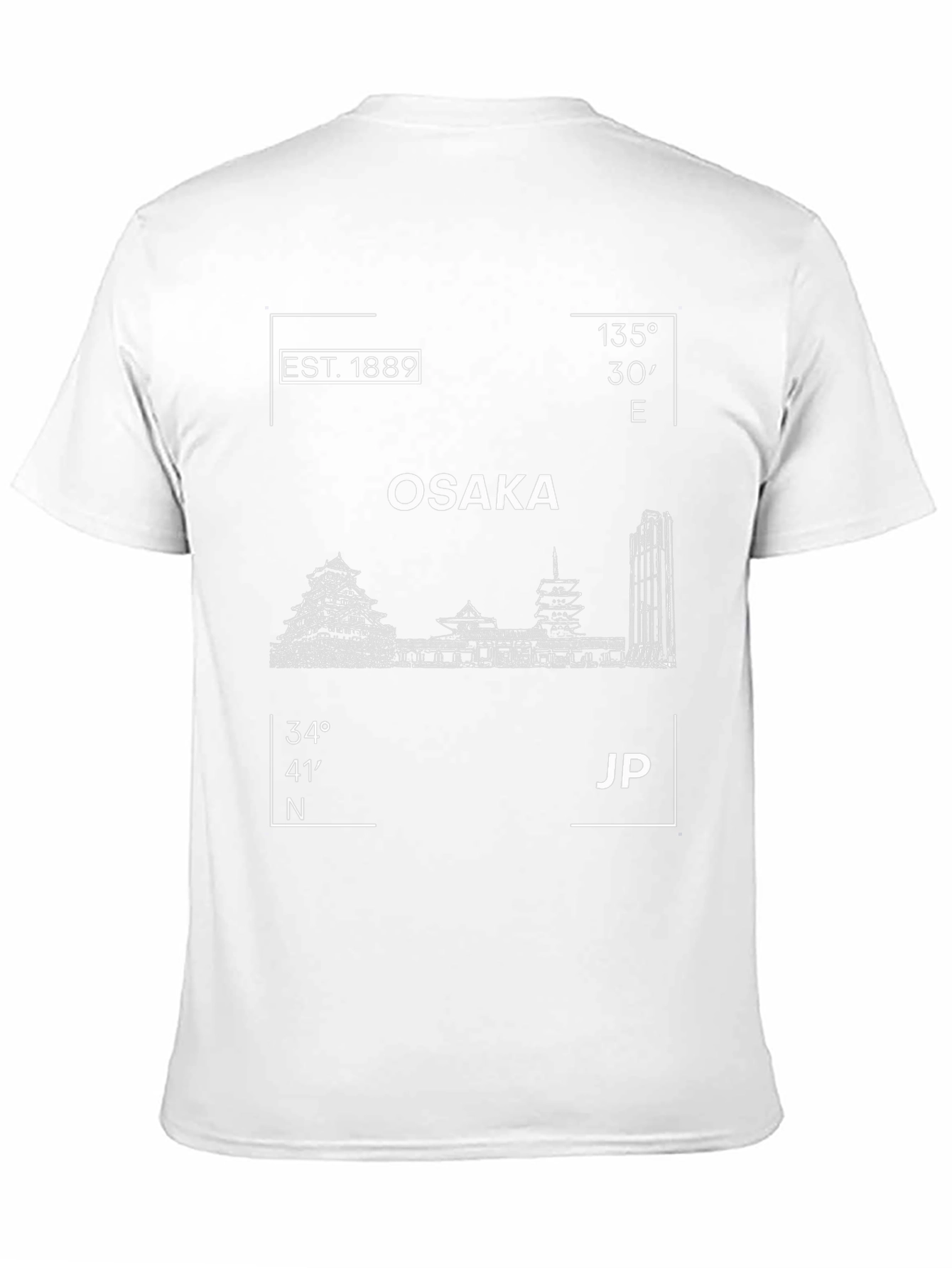Osaka Japan Landmark Graphic Tee - Est. 1889