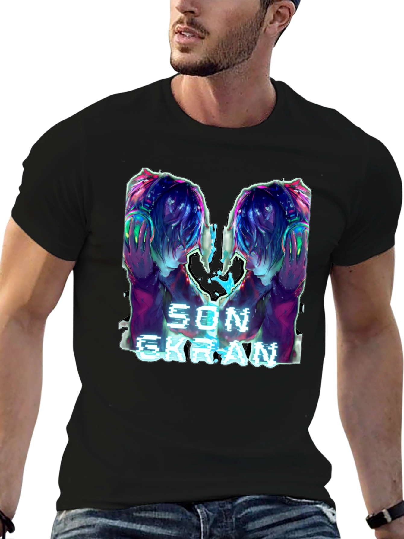 Son Ekran Graphic Tee - Unique Anime Style Shirt
