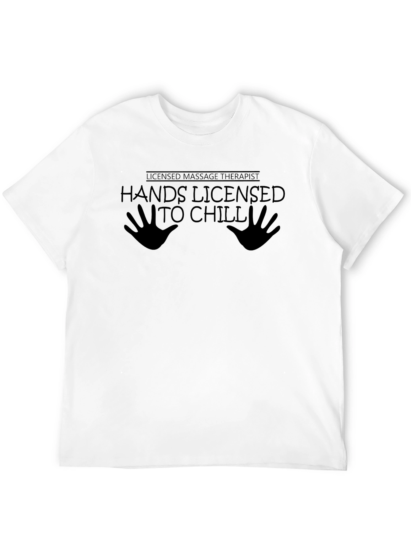 Licensed Massage Therapist Hands Graphic T-Shirt