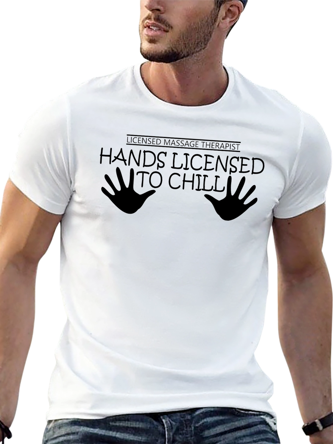 Licensed Massage Therapist Hands Graphic T-Shirt