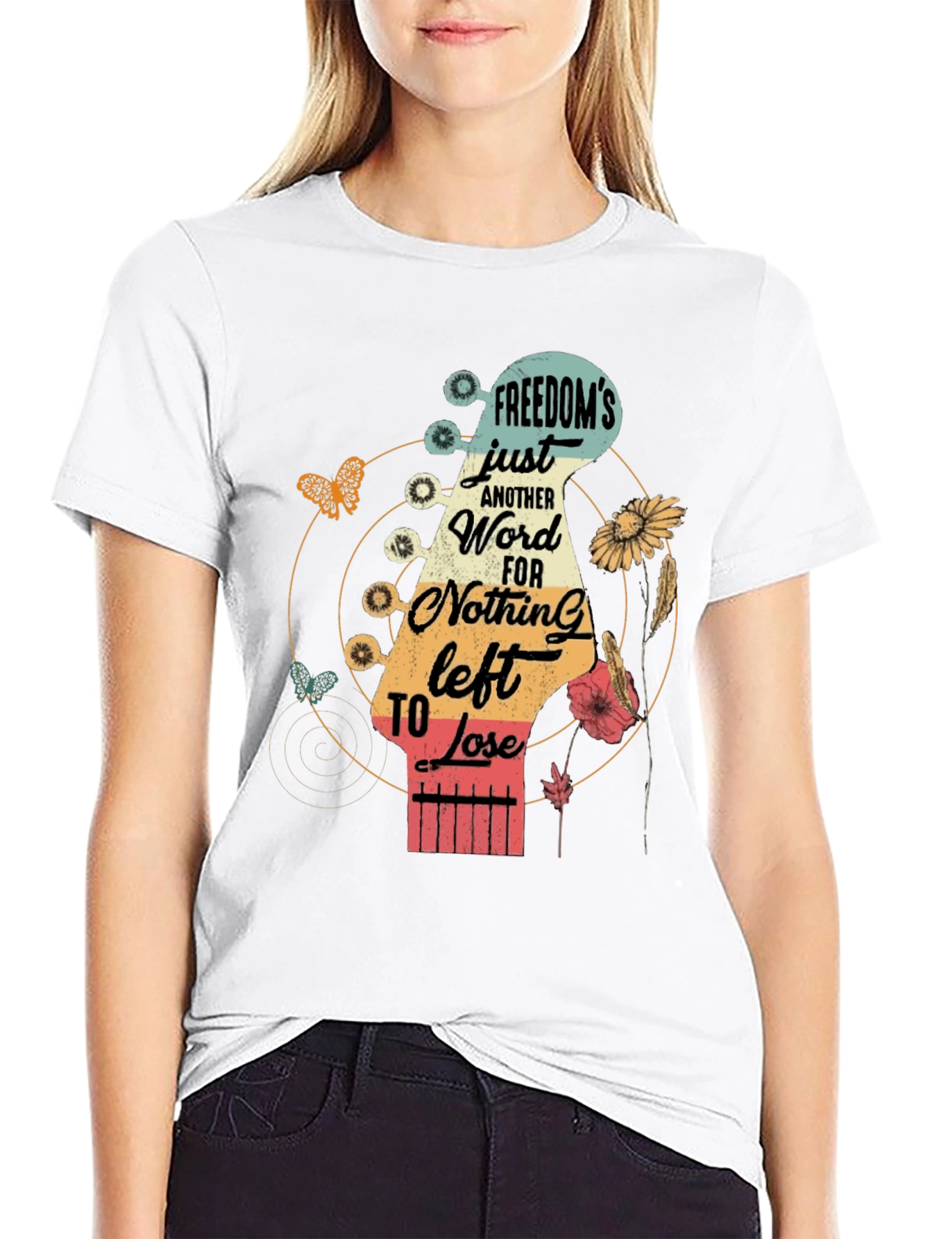 Freedoms Just Another Word Graphic Tee