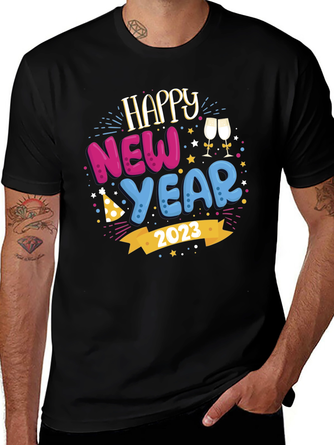 Happy New Year 2023 Graphic Tee