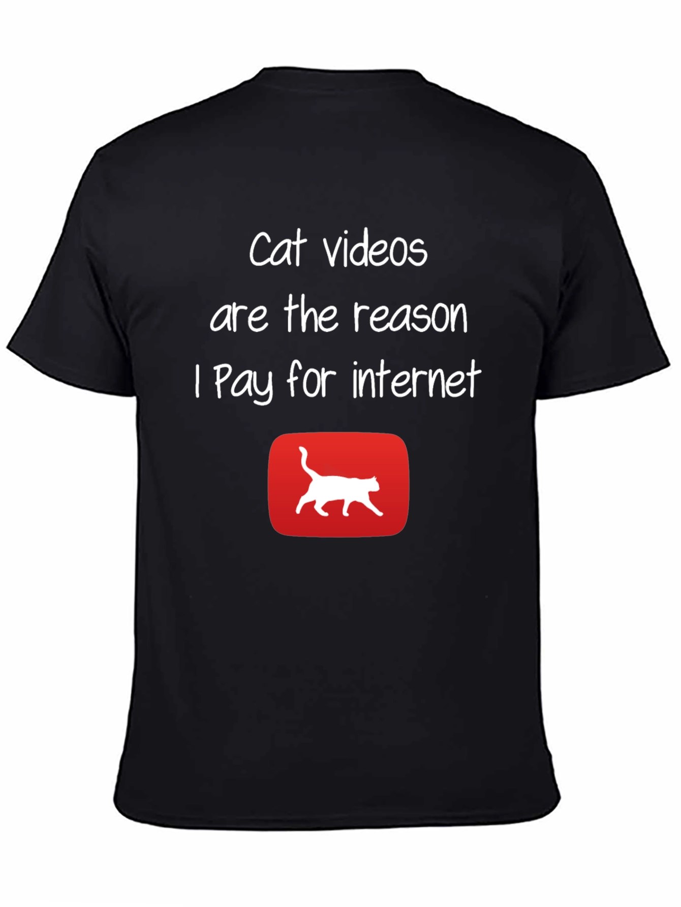 Cat Videos Internet T-Shirt - Funny Graphic Tee