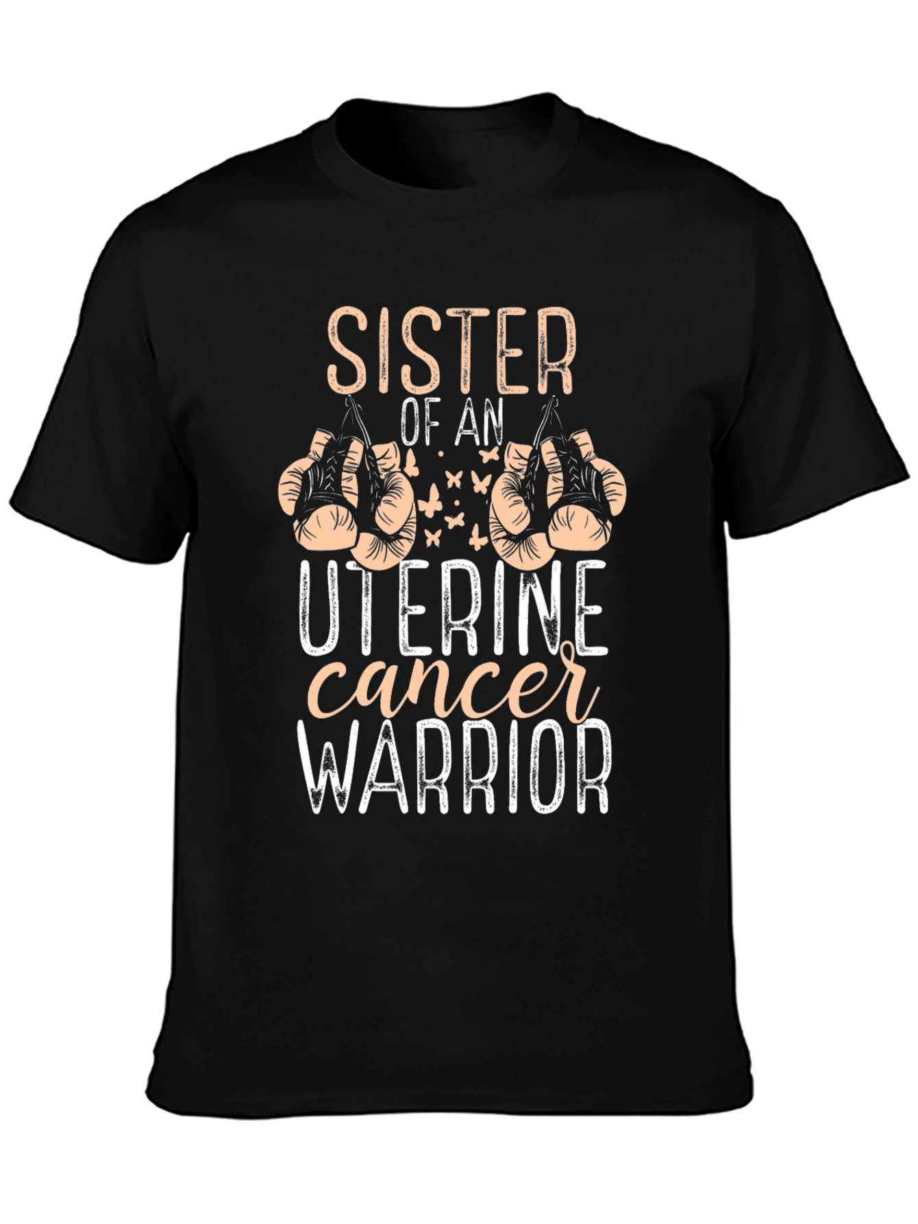 Uterine Cancer Warrior Sister T-Shirt