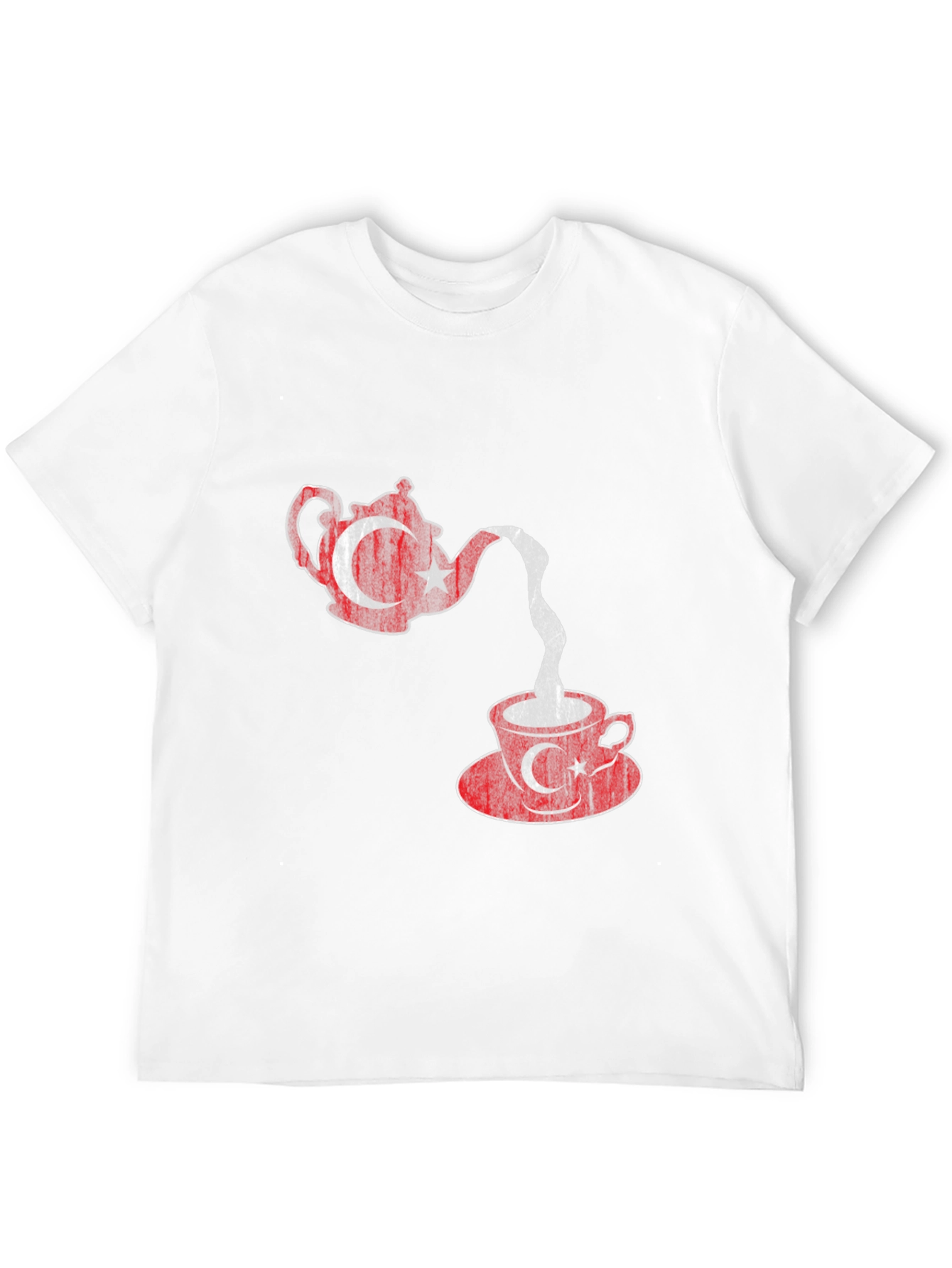 Turkey Tea Flag Graphic T-Shirt