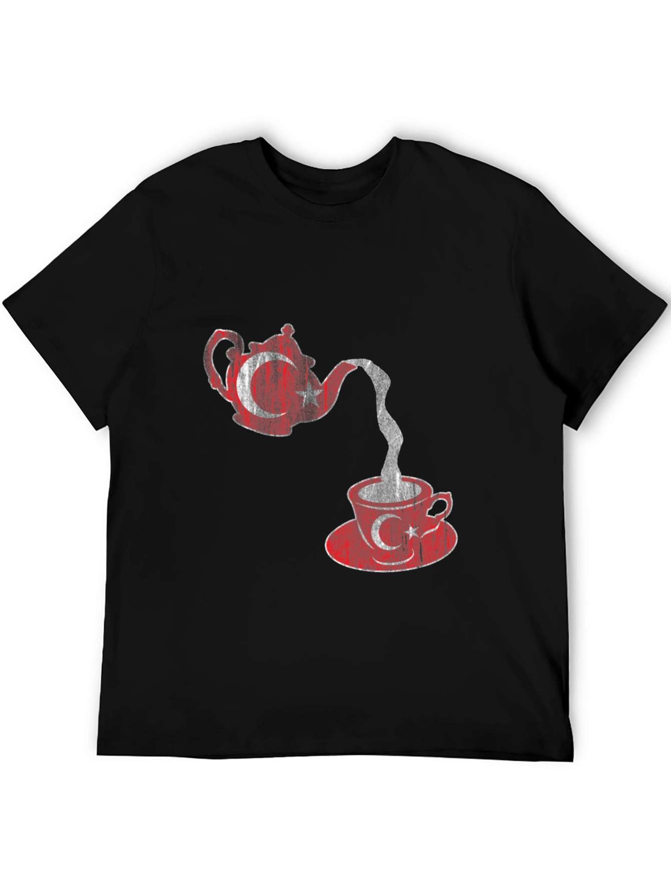 Turkey Tea Flag Graphic T-Shirt