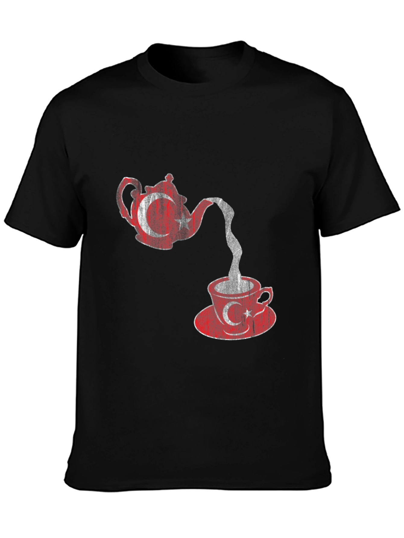 Turkey Tea Flag Graphic T-Shirt