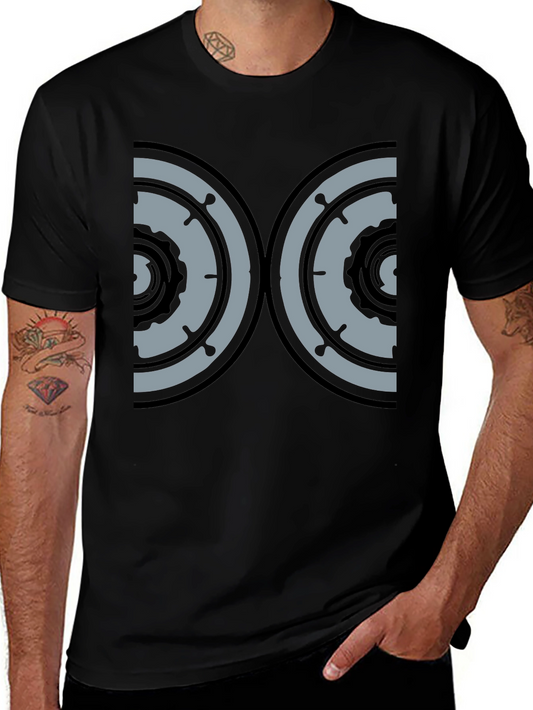 Novelty Graphic Tee - Twin Dial Design