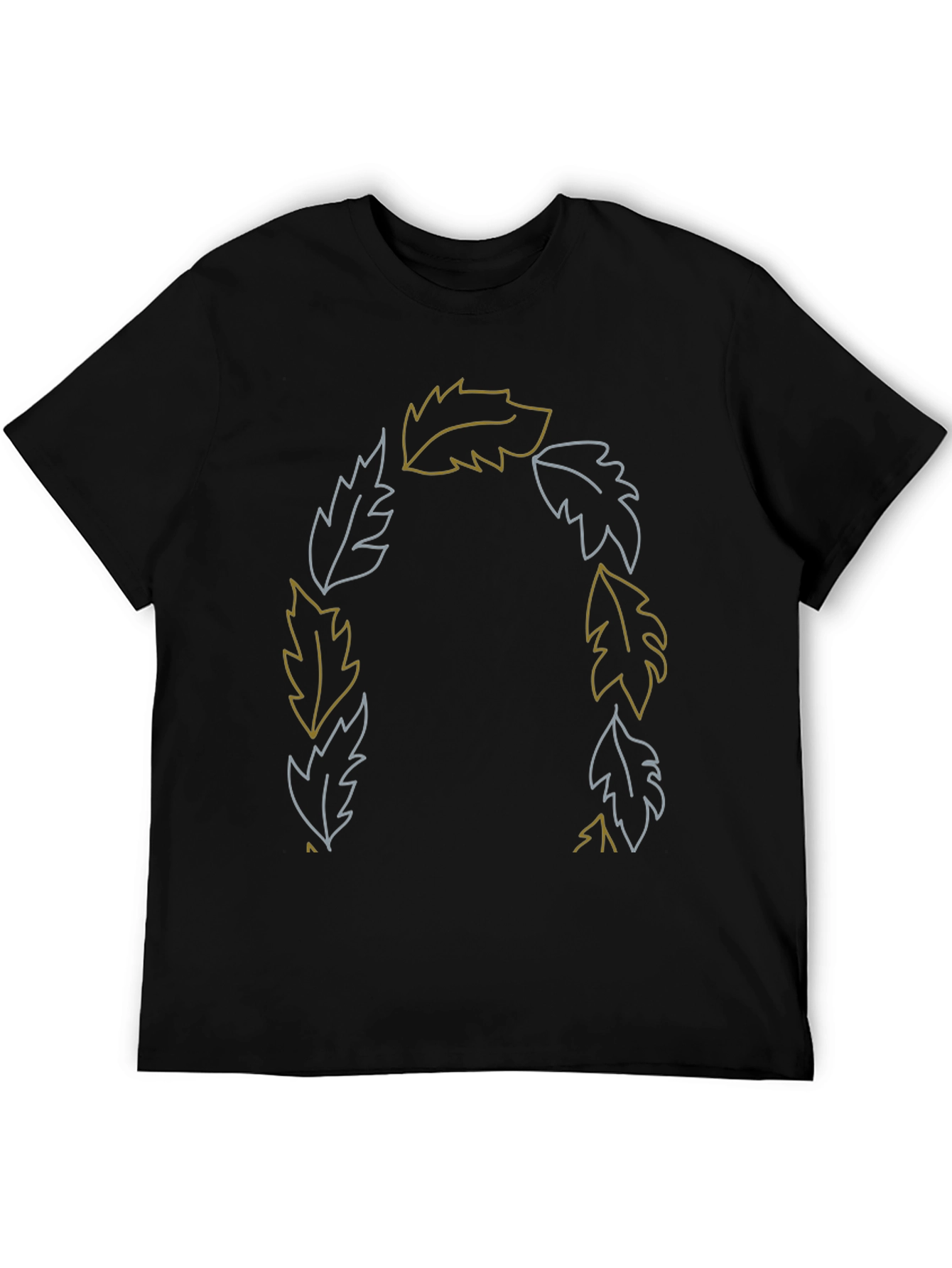 Leaf Crown Graphic Tee - Stylish Casual Comfort