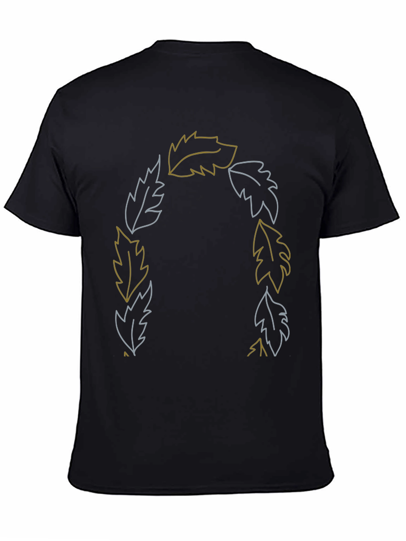 Leaf Crown Graphic Tee - Stylish Casual Comfort