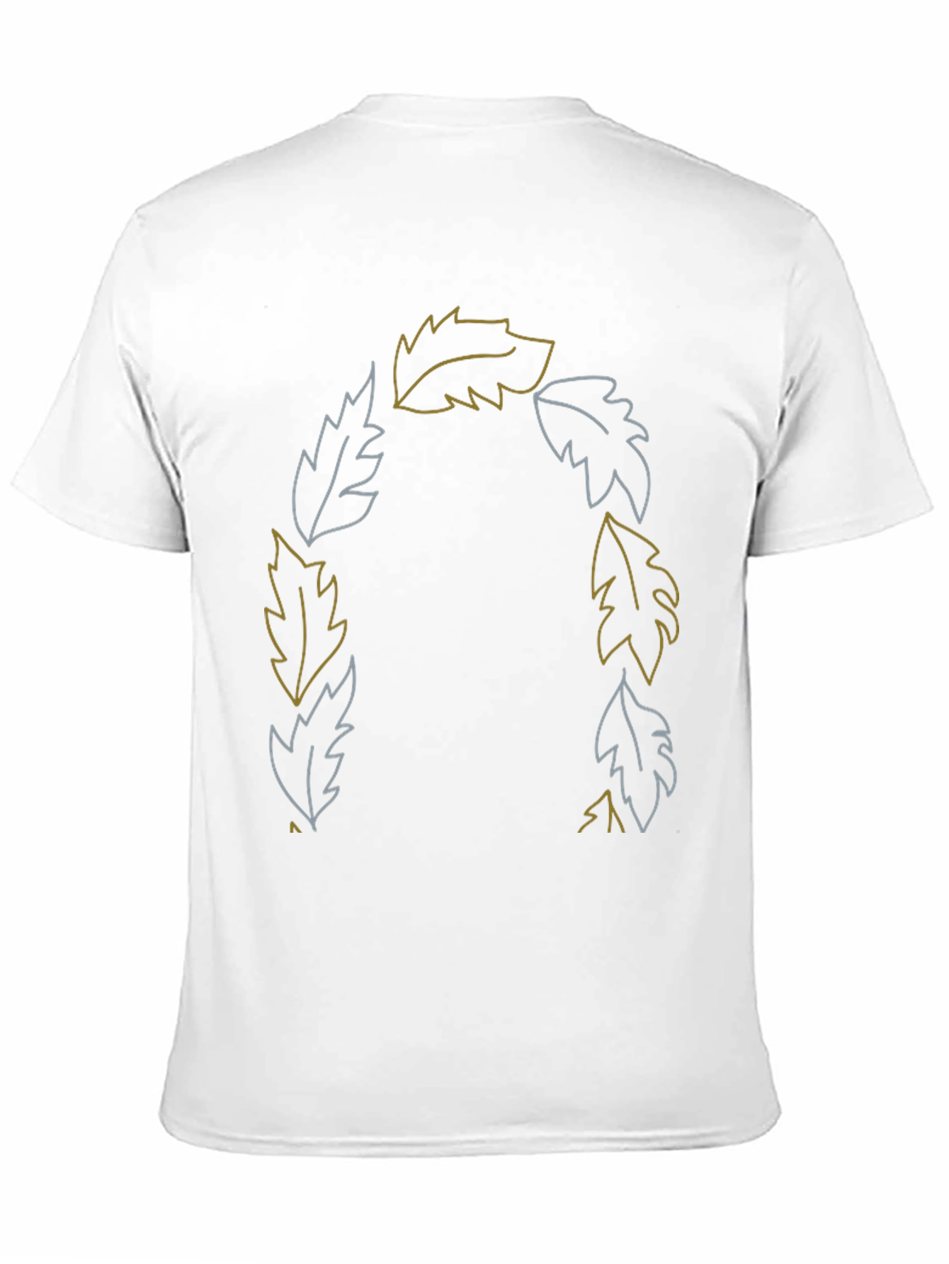 Leaf Crown Graphic Tee - Stylish Casual Comfort