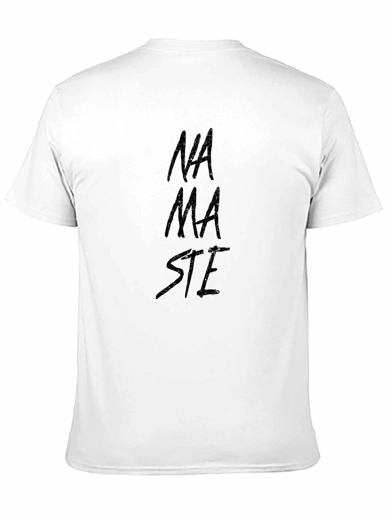 Namaste Graphic Tee - Casual Black T-Shirt