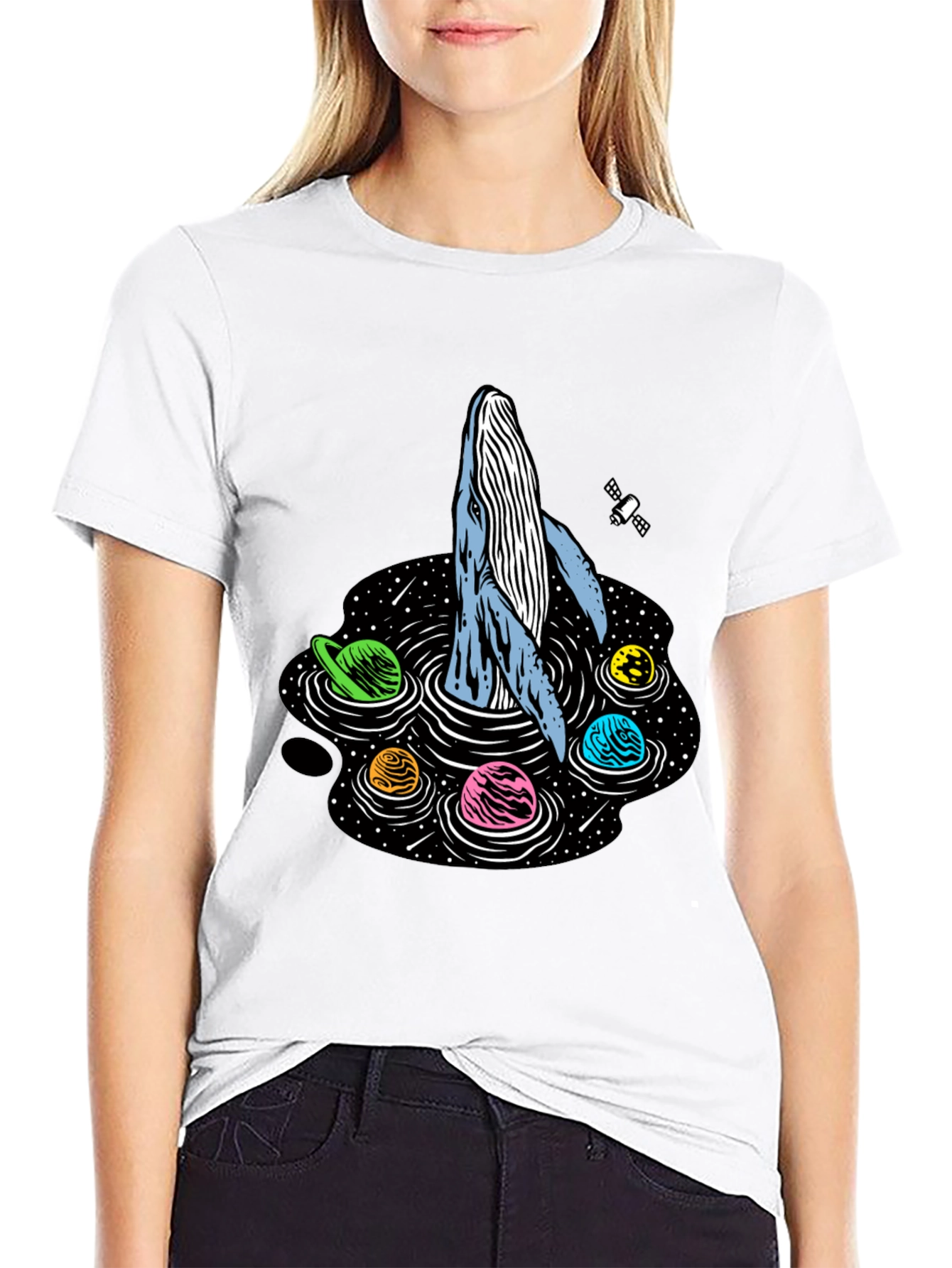 Cosmic Whale T-Shirt - Galaxy Adventure!