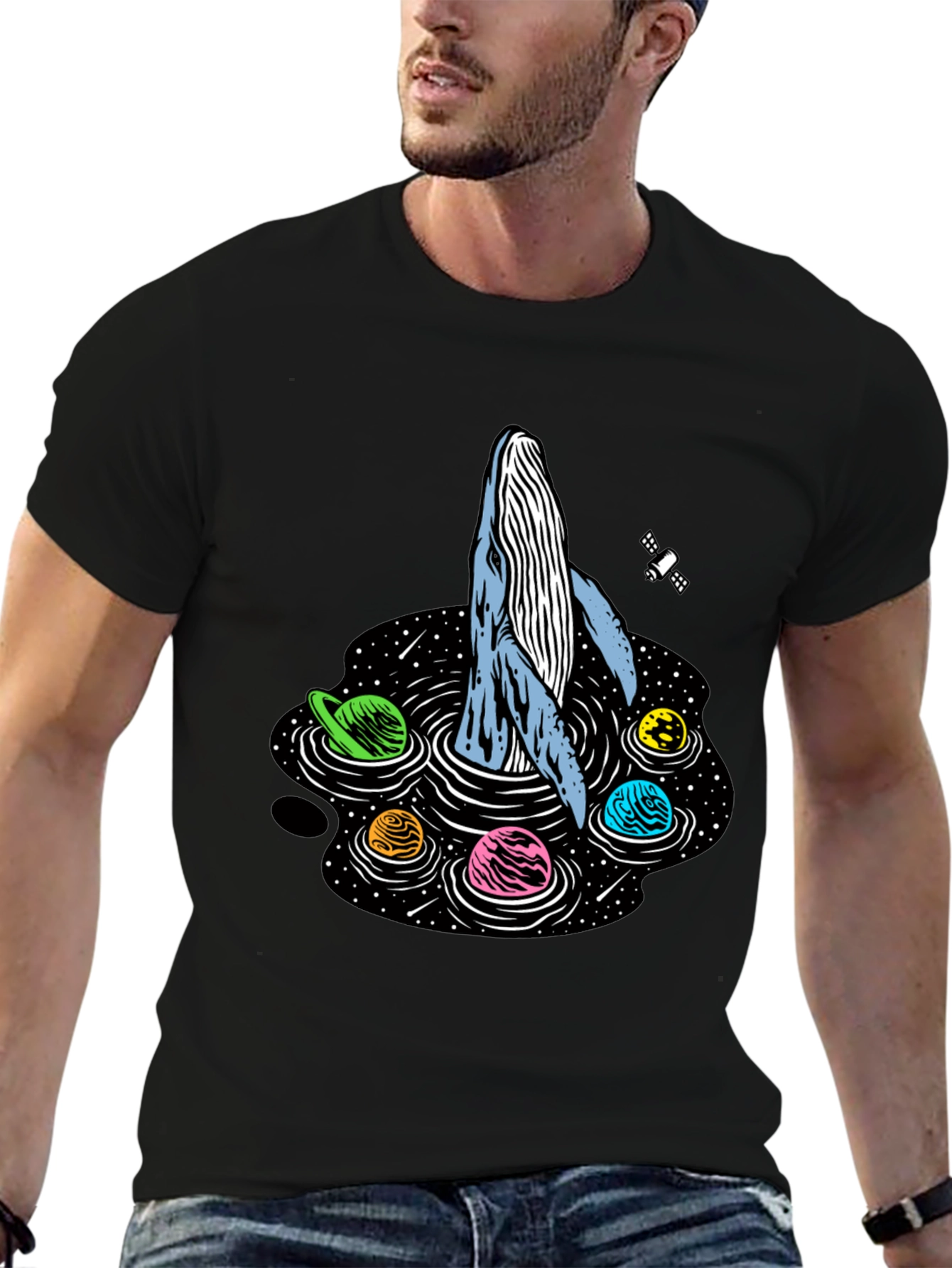 Cosmic Whale T-Shirt - Galaxy Adventure!