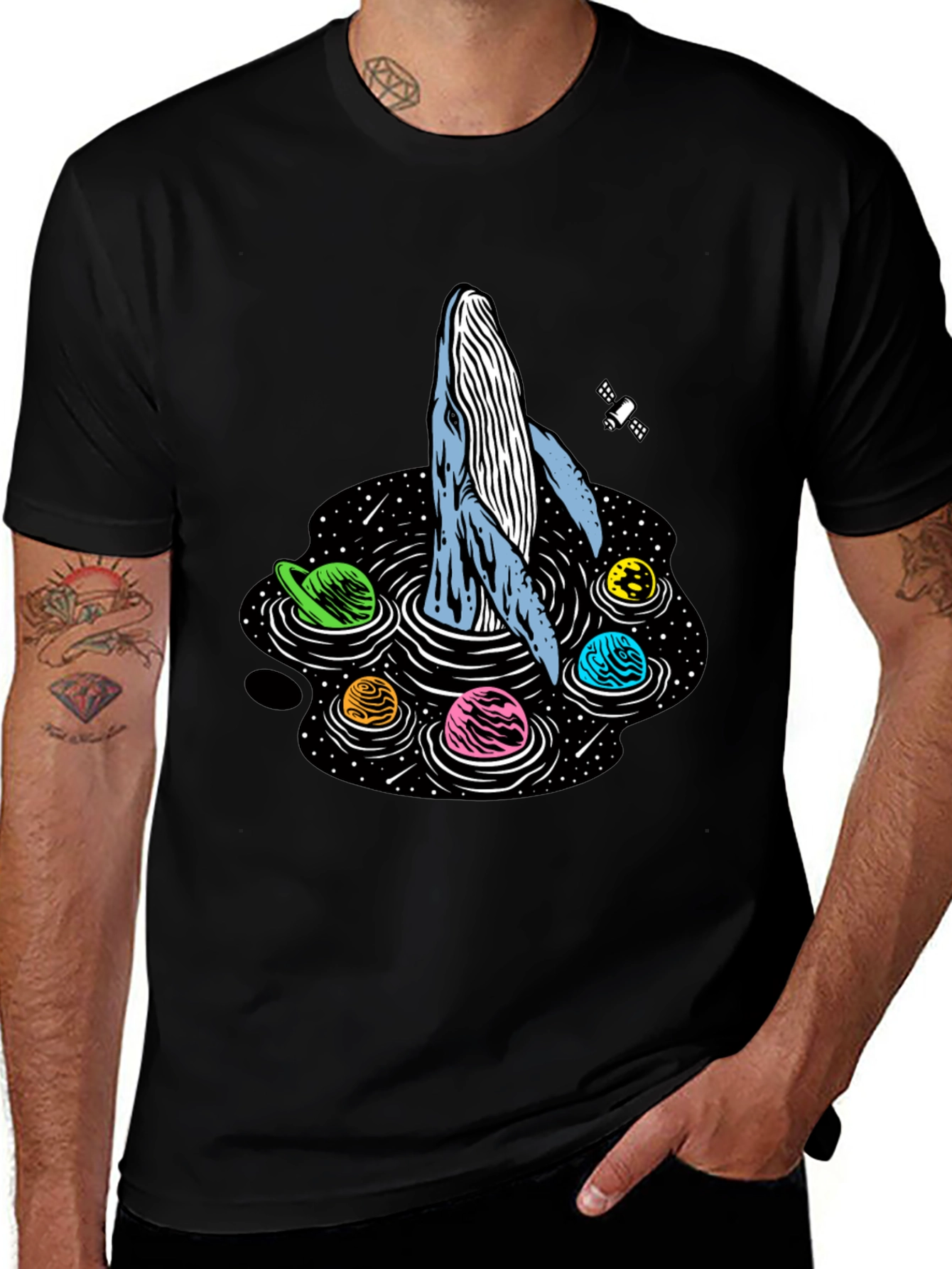 Cosmic Whale T-Shirt - Galaxy Adventure!