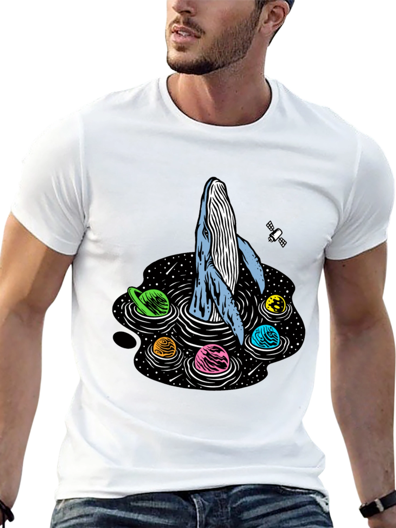 Cosmic Whale T-Shirt - Galaxy Adventure!