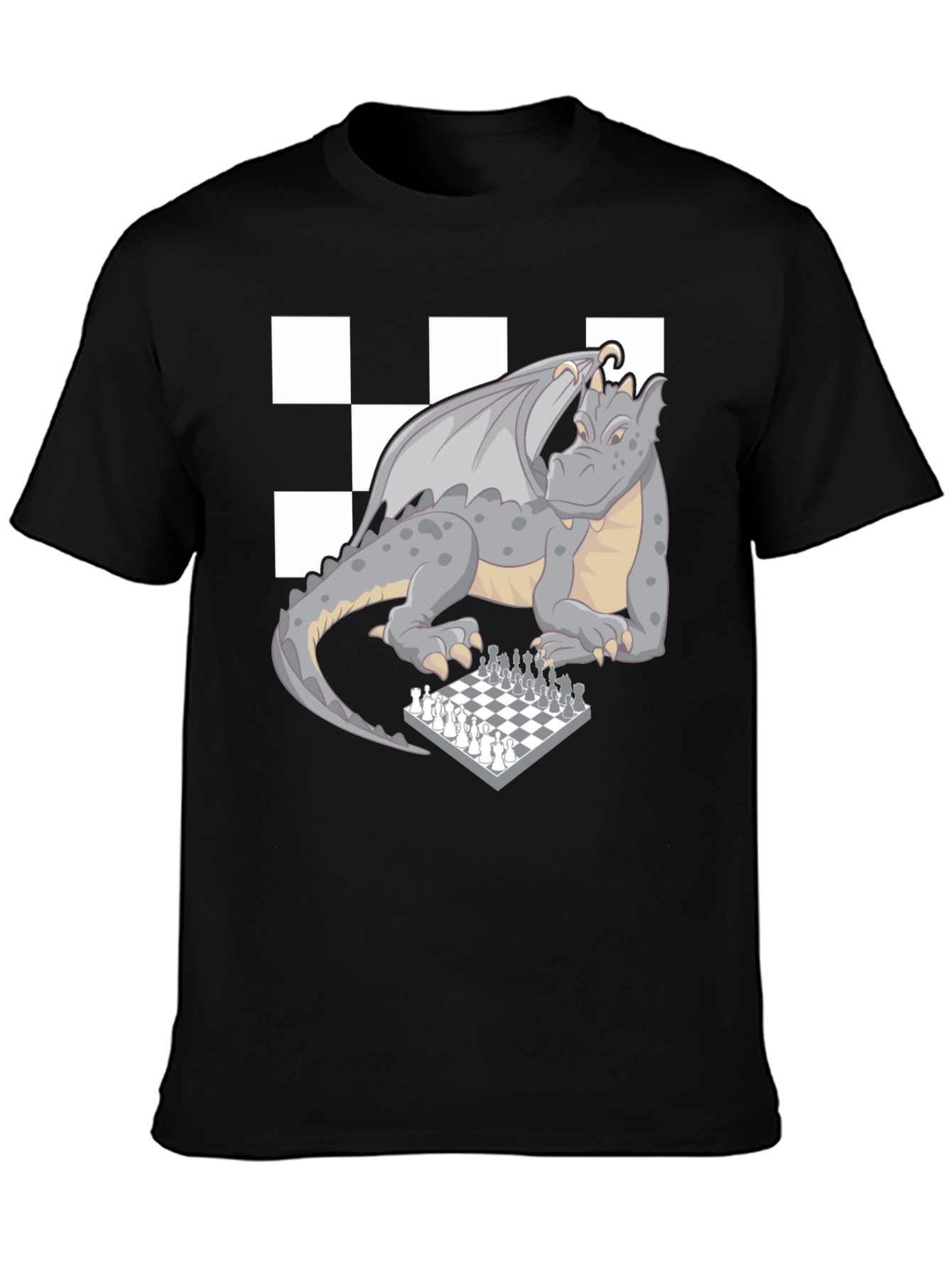 Dragon Chess Master T-Shirt - Novelty Graphic Tee