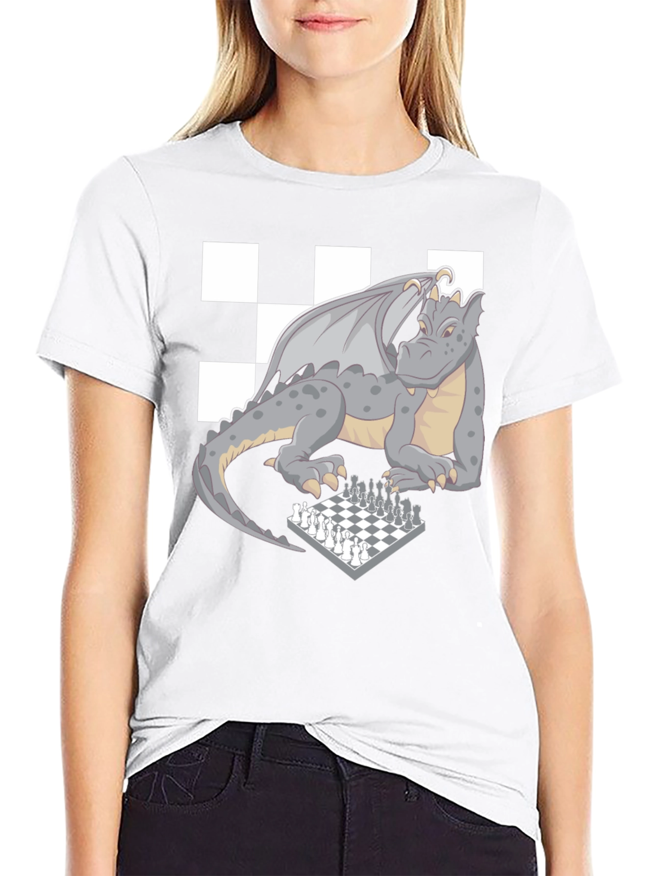Dragon Chess Master T-Shirt - Novelty Graphic Tee