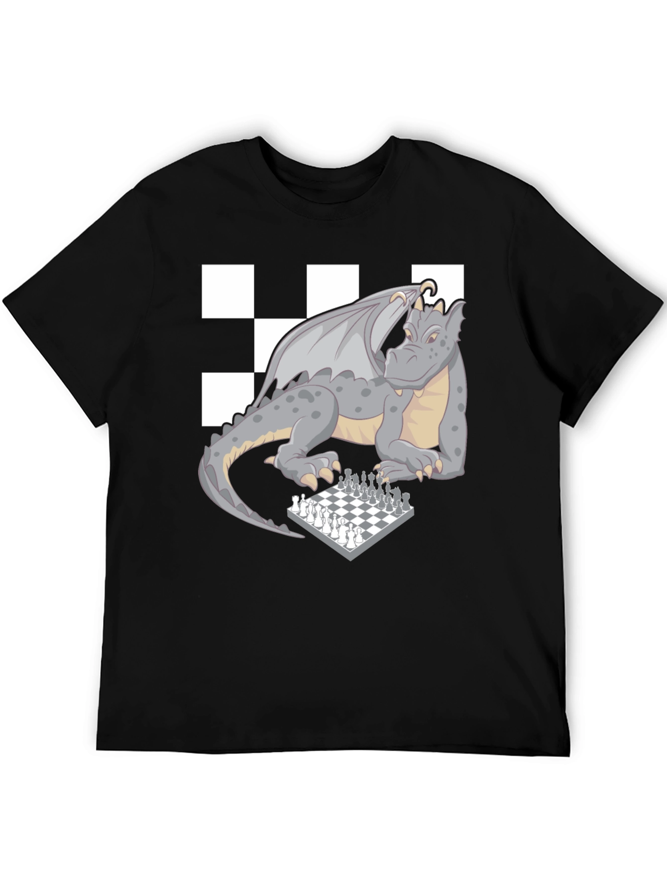 Dragon Chess Master T-Shirt - Novelty Graphic Tee