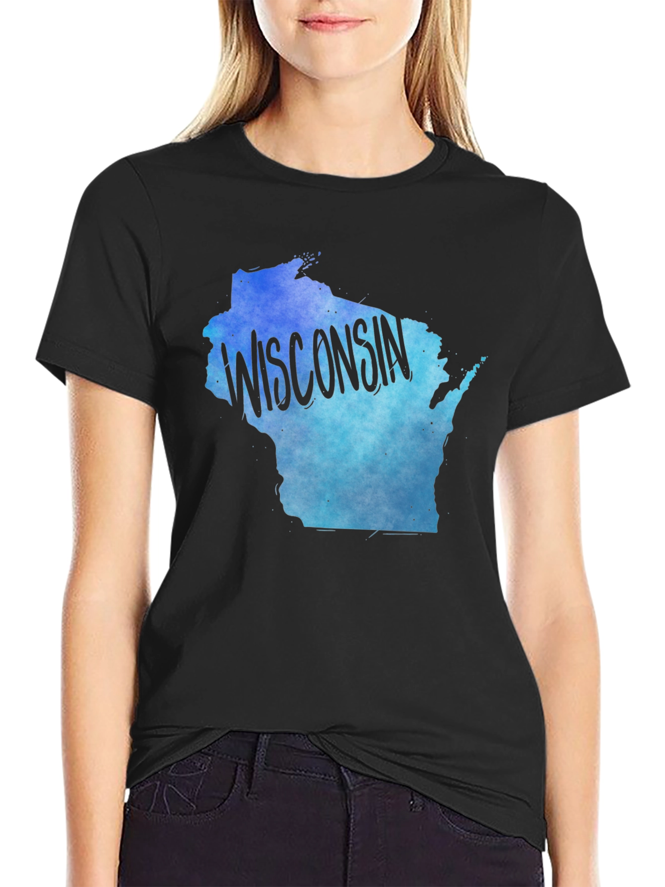 Wisconsin State Pride Tee - Gradient Design