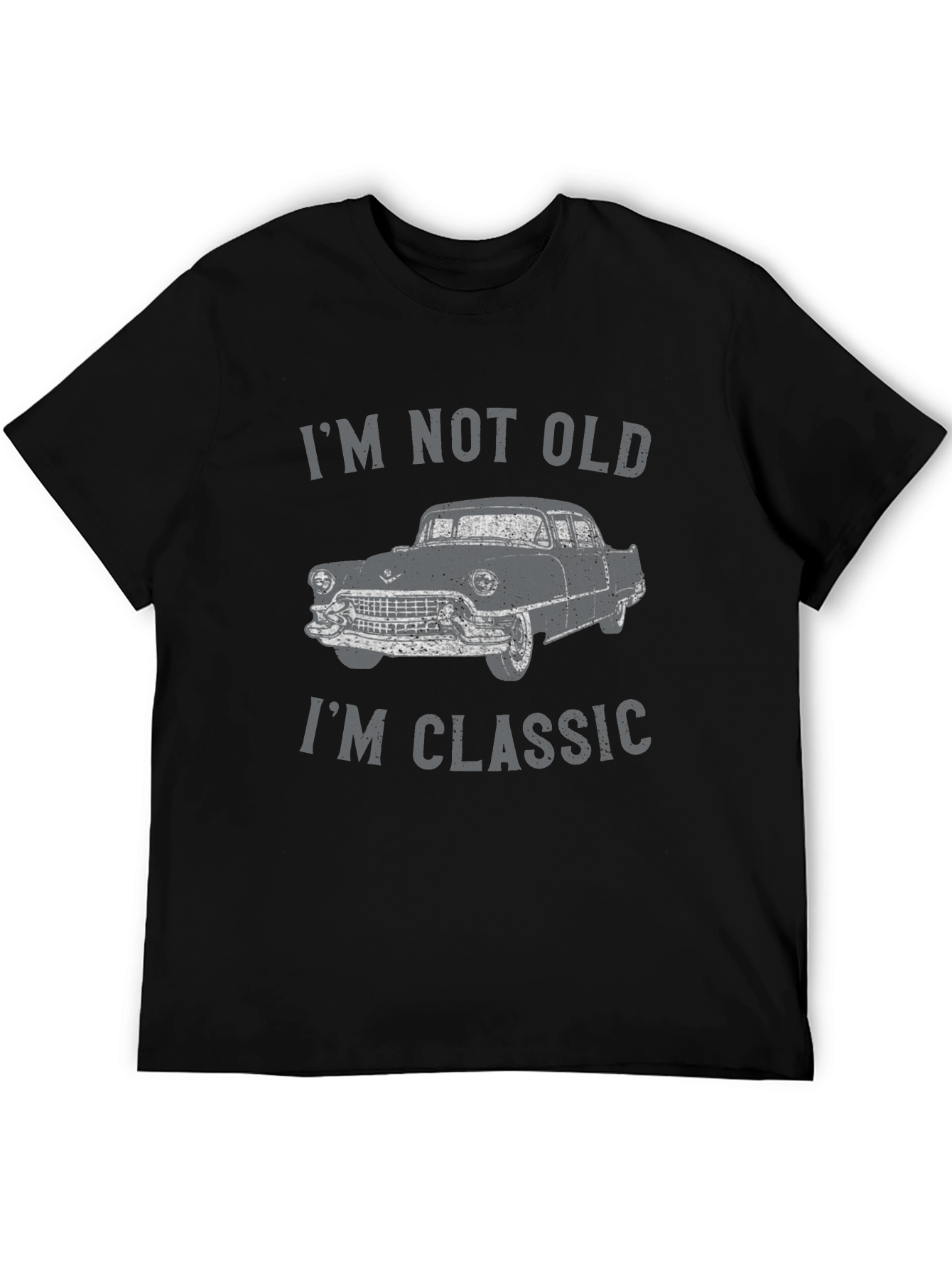 Im Not Old Im Classic Car Black T-Shirt
