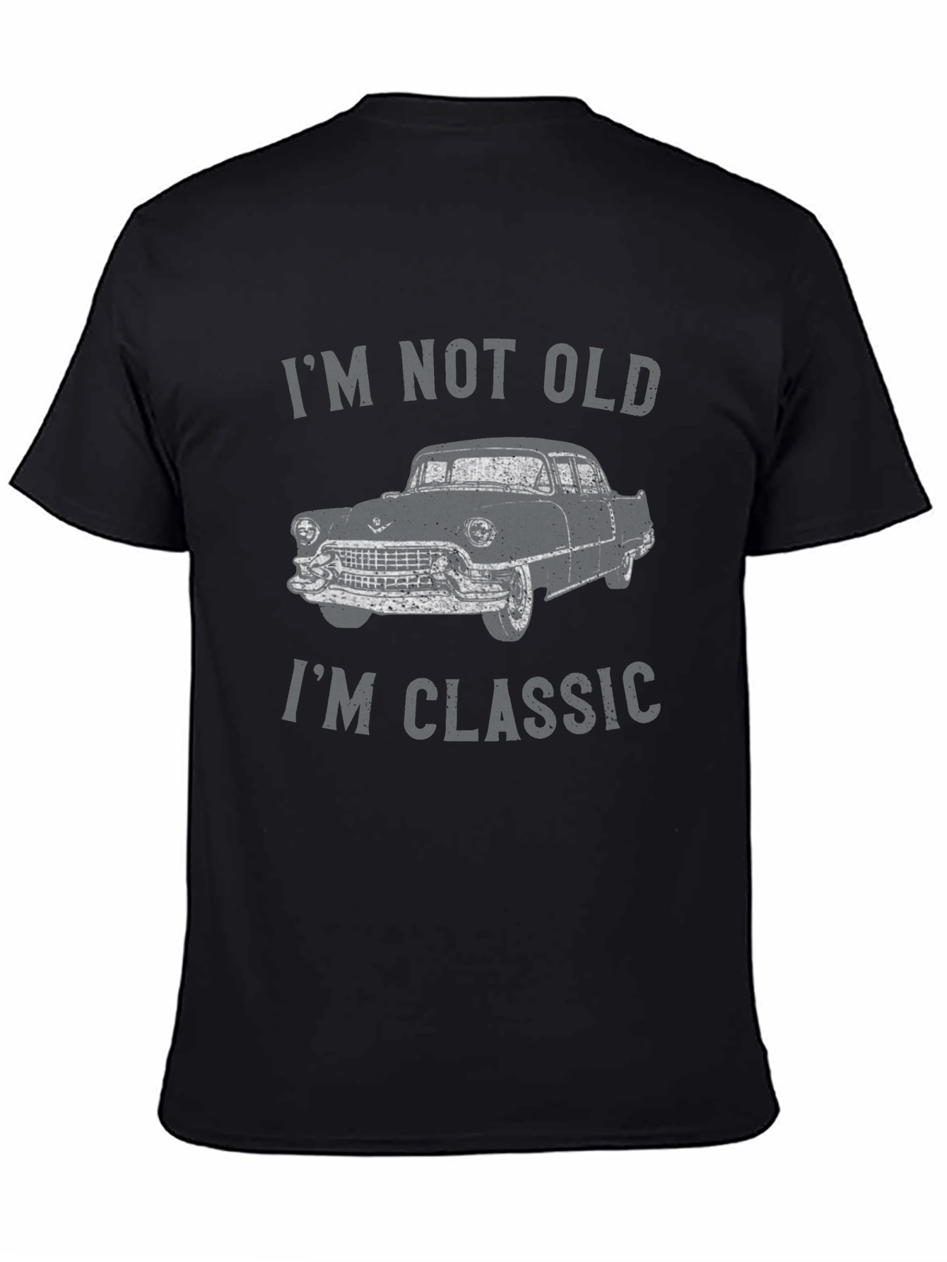 Im Not Old Im Classic Car Black T-Shirt