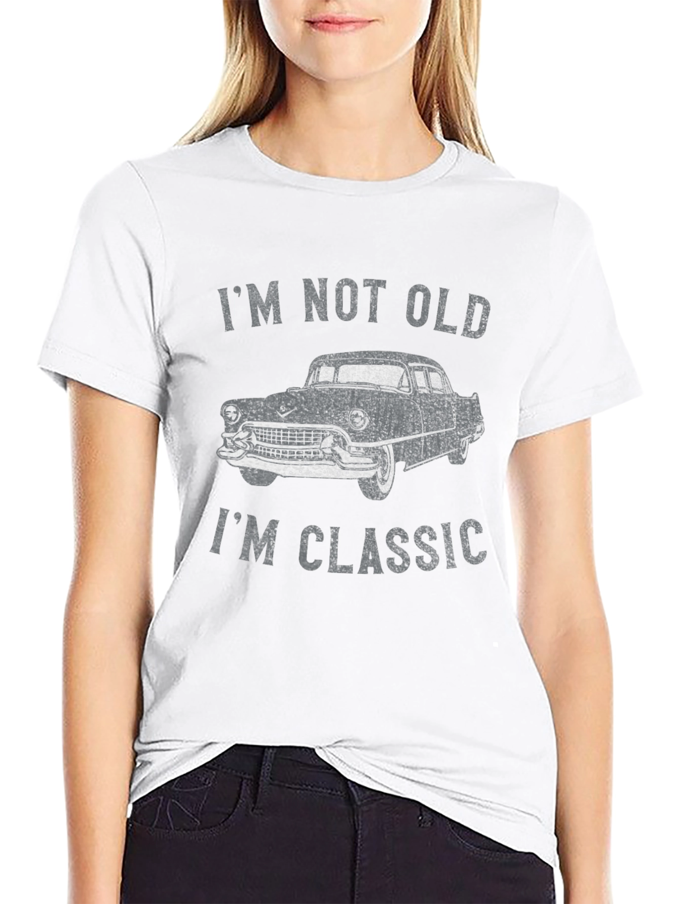 Im Not Old Im Classic Car Black T-Shirt
