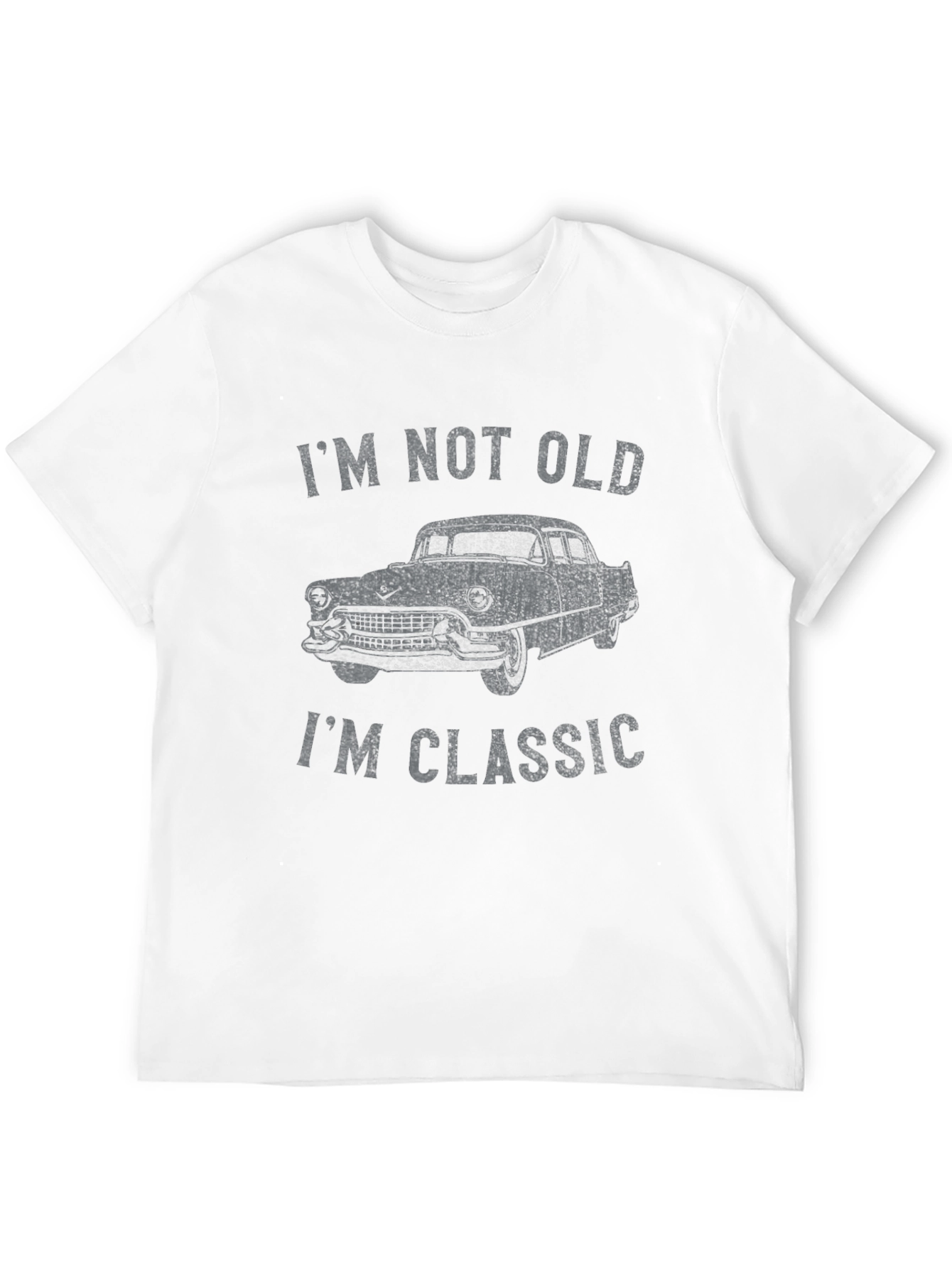 Im Not Old Im Classic Car Black T-Shirt