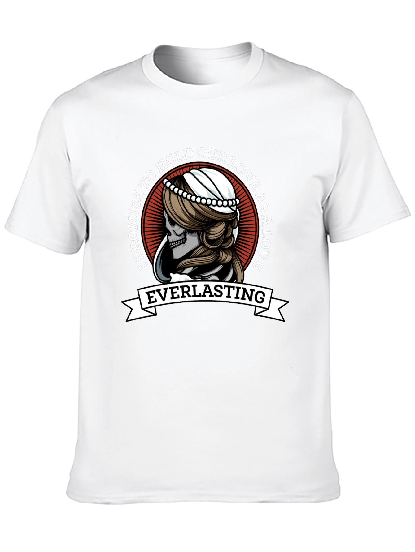 Everlasting Love Skeleton Bride T-Shirt