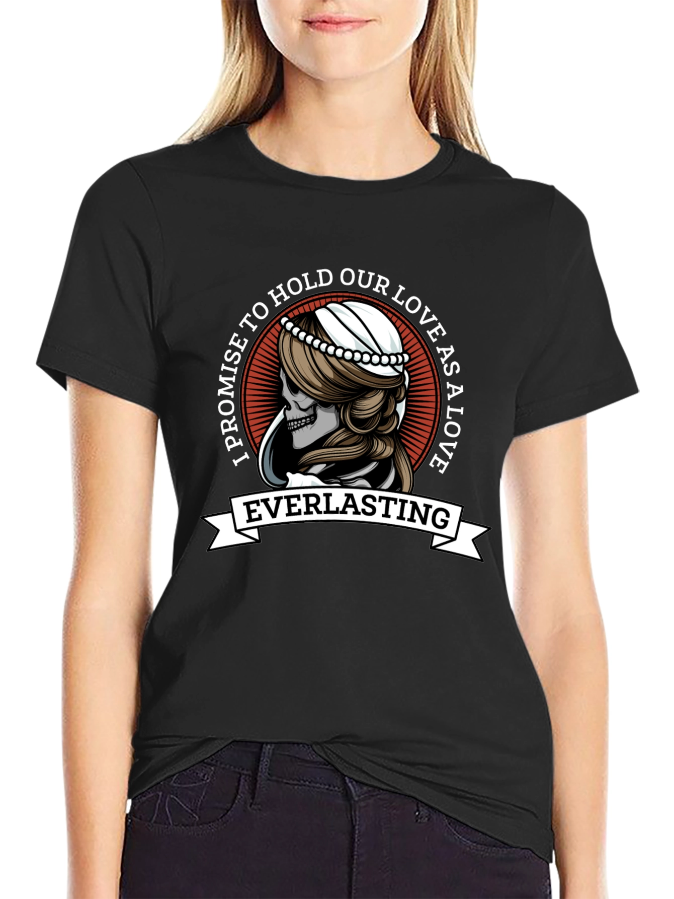 Everlasting Love Skeleton Bride T-Shirt
