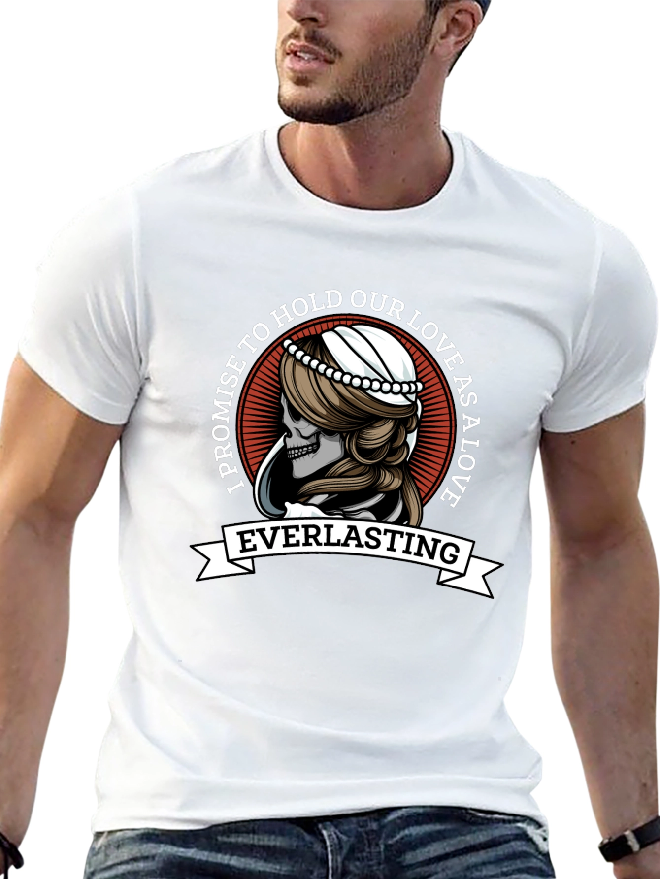 Everlasting Love Skeleton Bride T-Shirt
