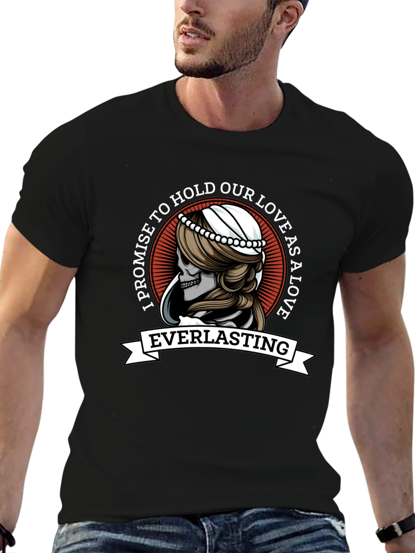Everlasting Love Skeleton Bride T-Shirt