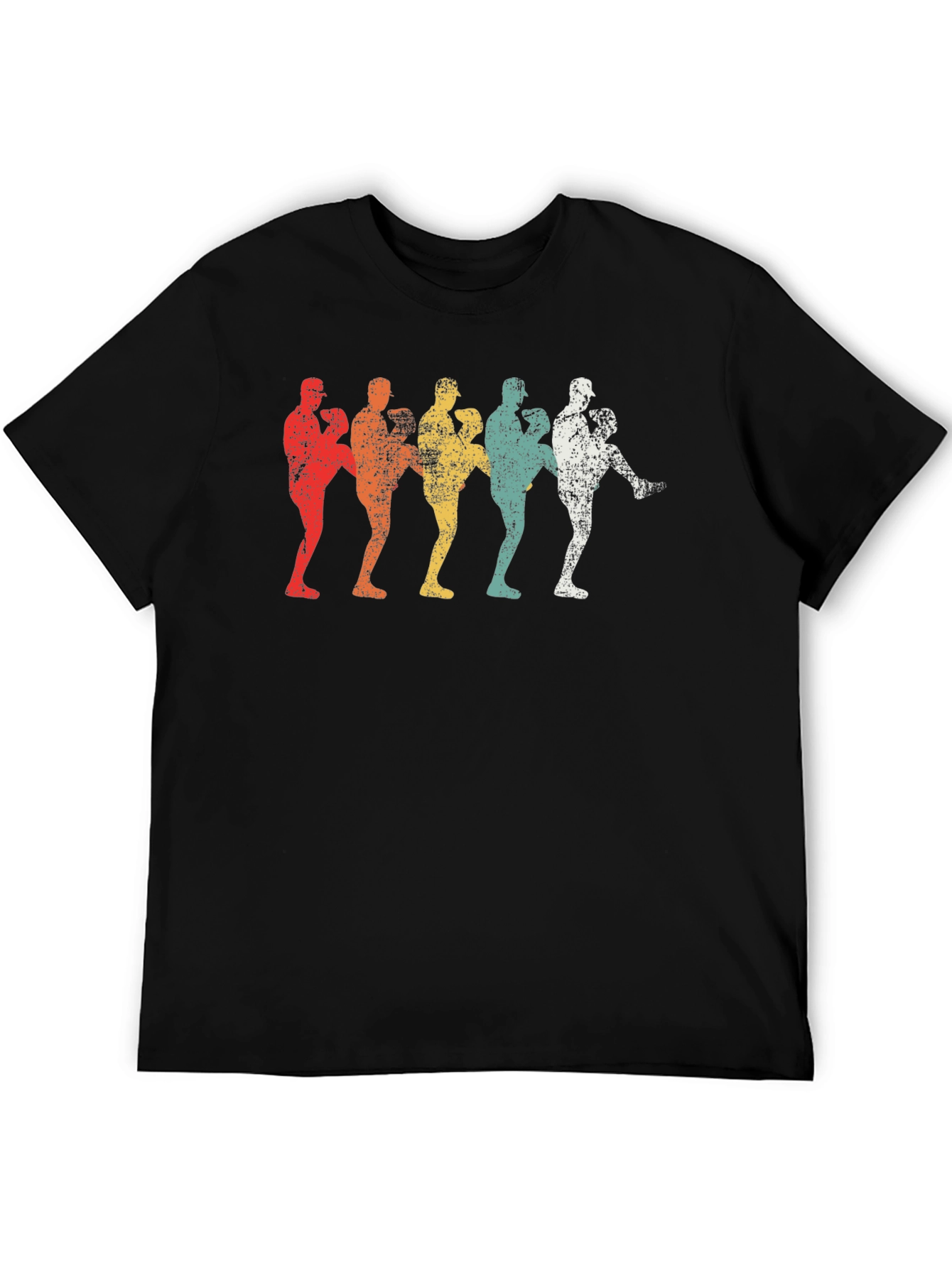 Retro Baseball Pitcher T-Shirt