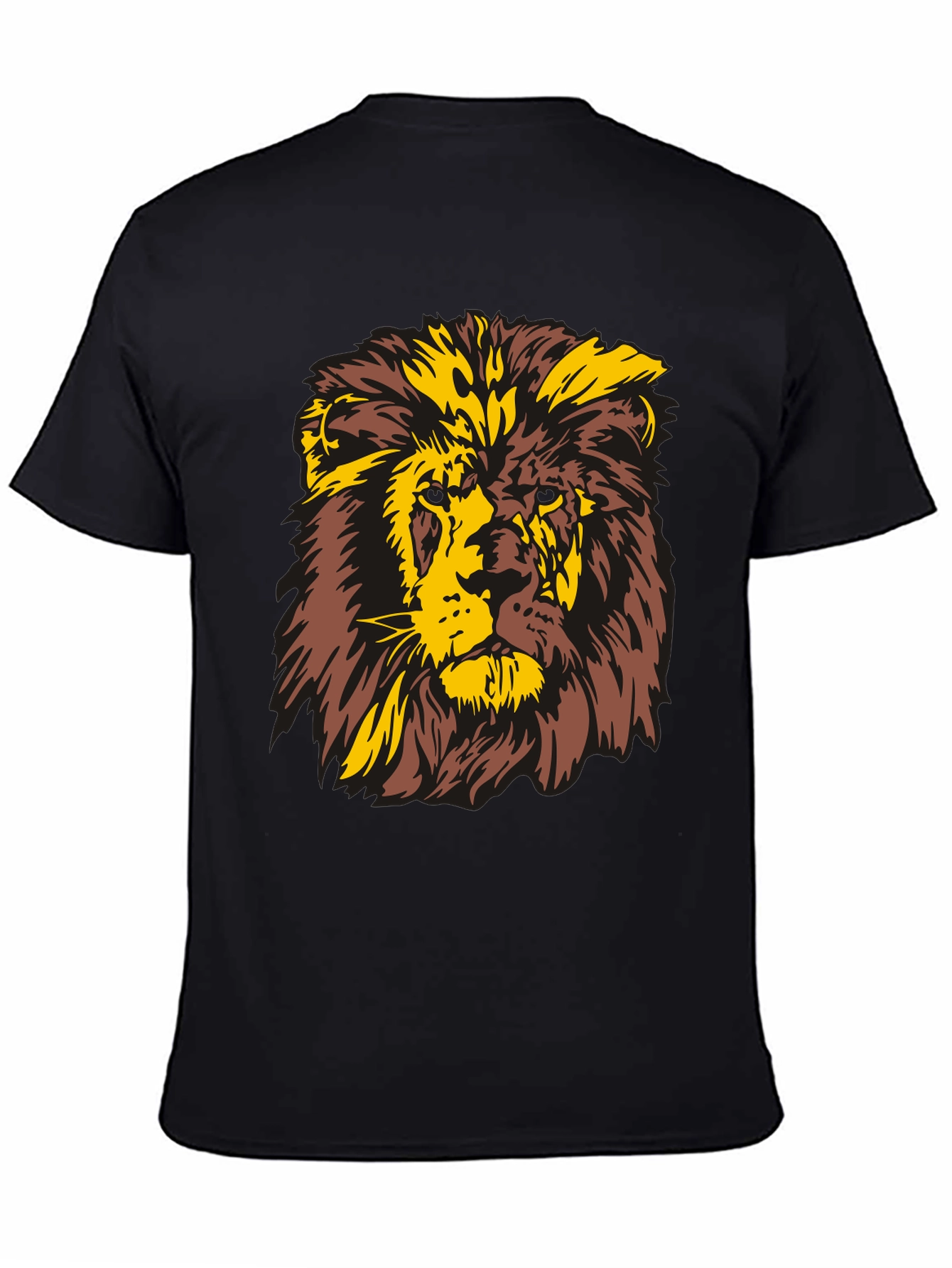 Lion Graphic T-Shirt - Bold Animal Print Tee