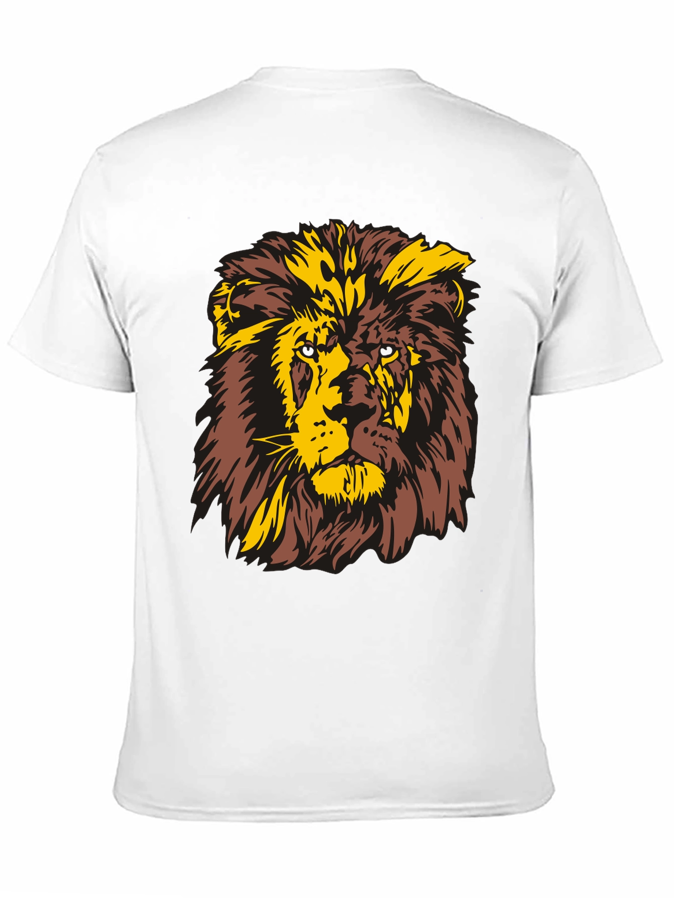 Lion Graphic T-Shirt - Bold Animal Print Tee