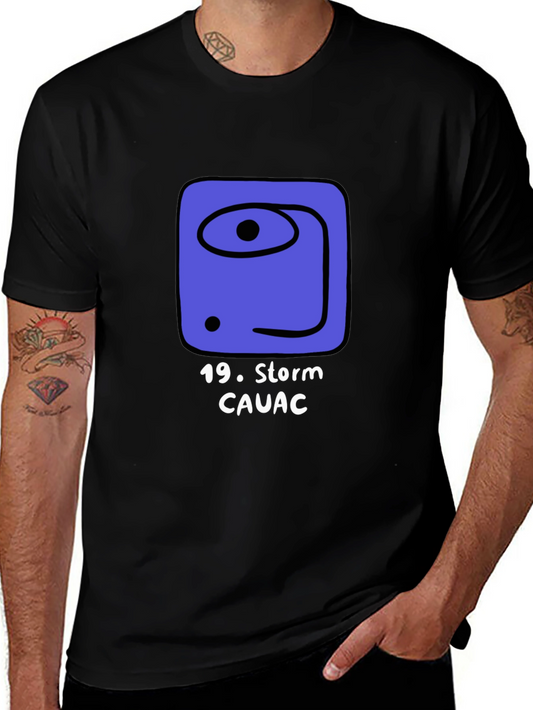 Storm CAUAC T-Shirt - Mayan Calendar Design