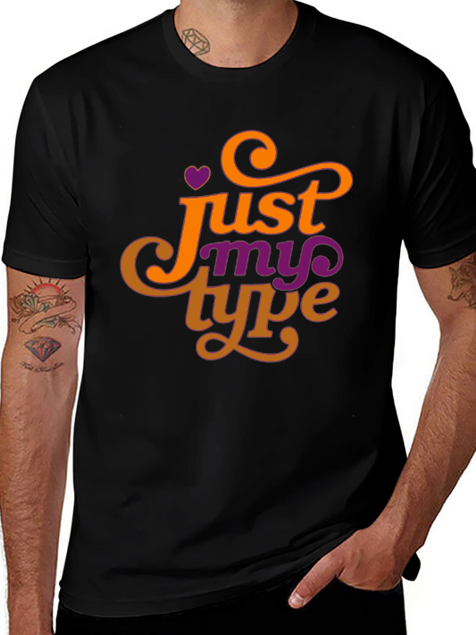 Just My Type Graphic Tee - Trendy Casual Top