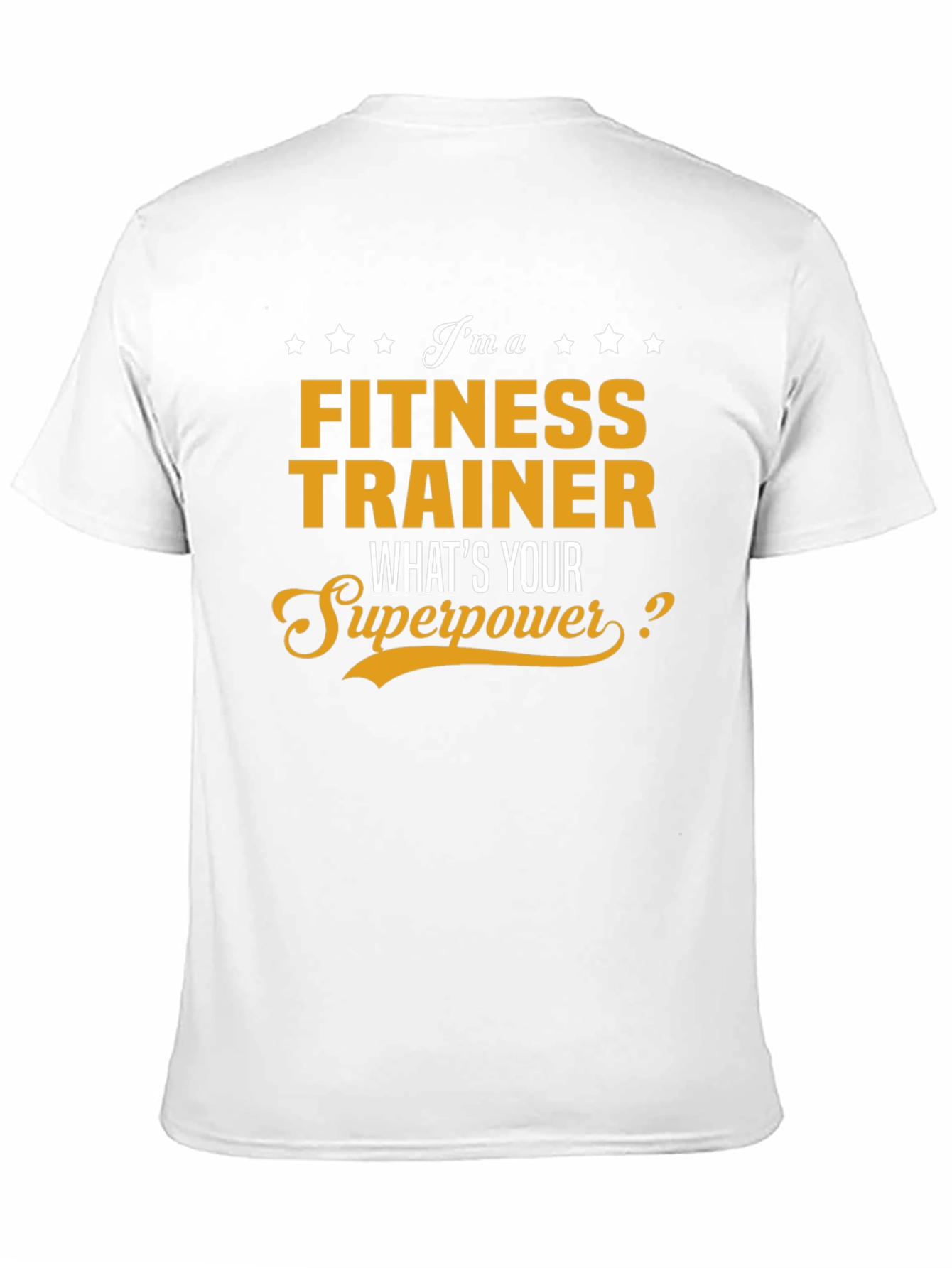 Fitness Trainer Superpower T-Shirt - Gym Workout Tee