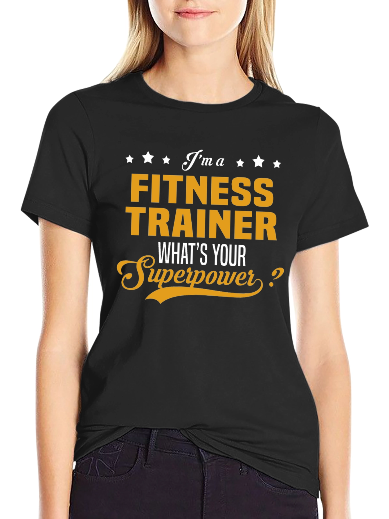 Fitness Trainer Superpower T-Shirt - Gym Workout Tee
