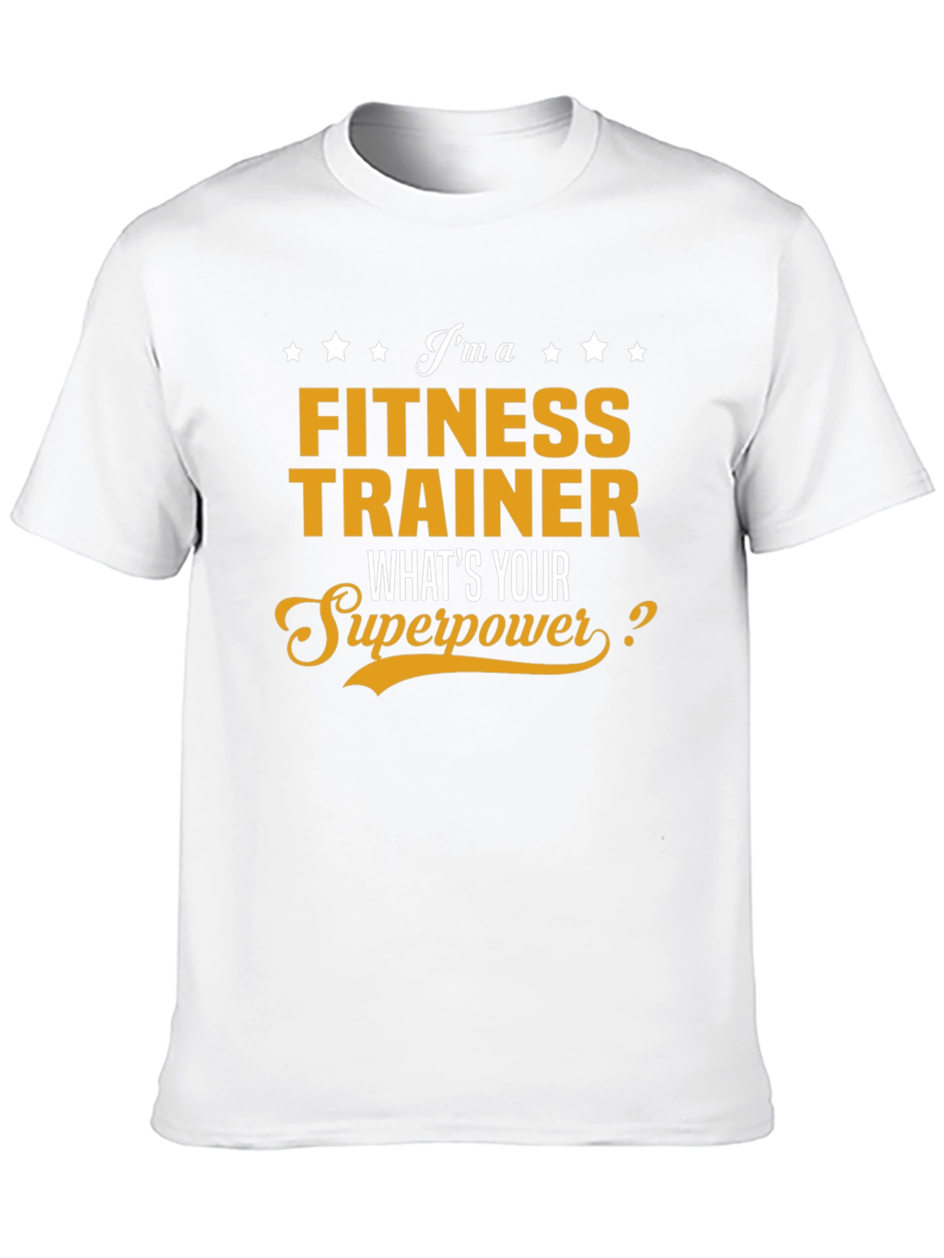 Fitness Trainer Superpower T-Shirt - Gym Workout Tee