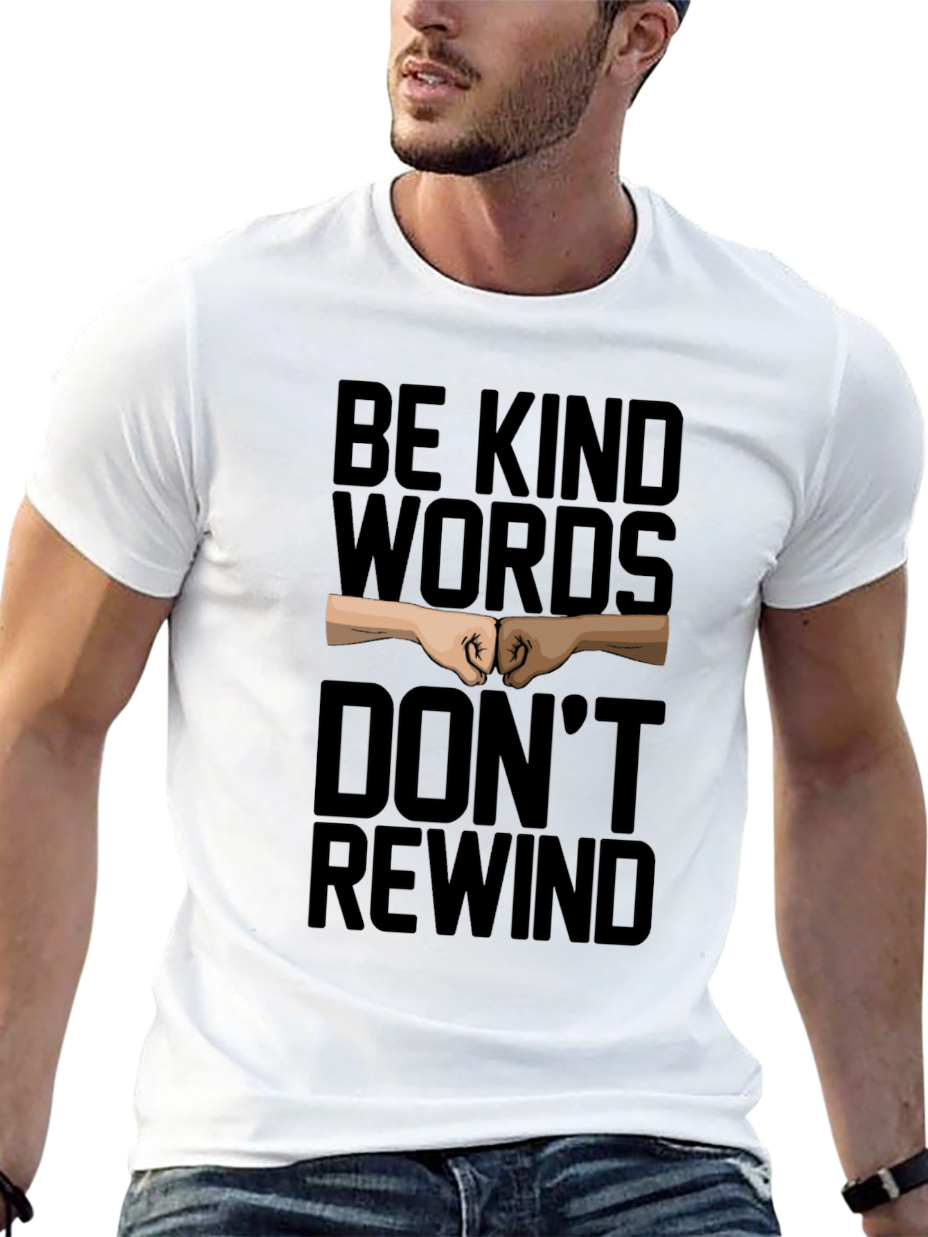 Be Kind Words T-Shirt: Motivational Graphic Tee