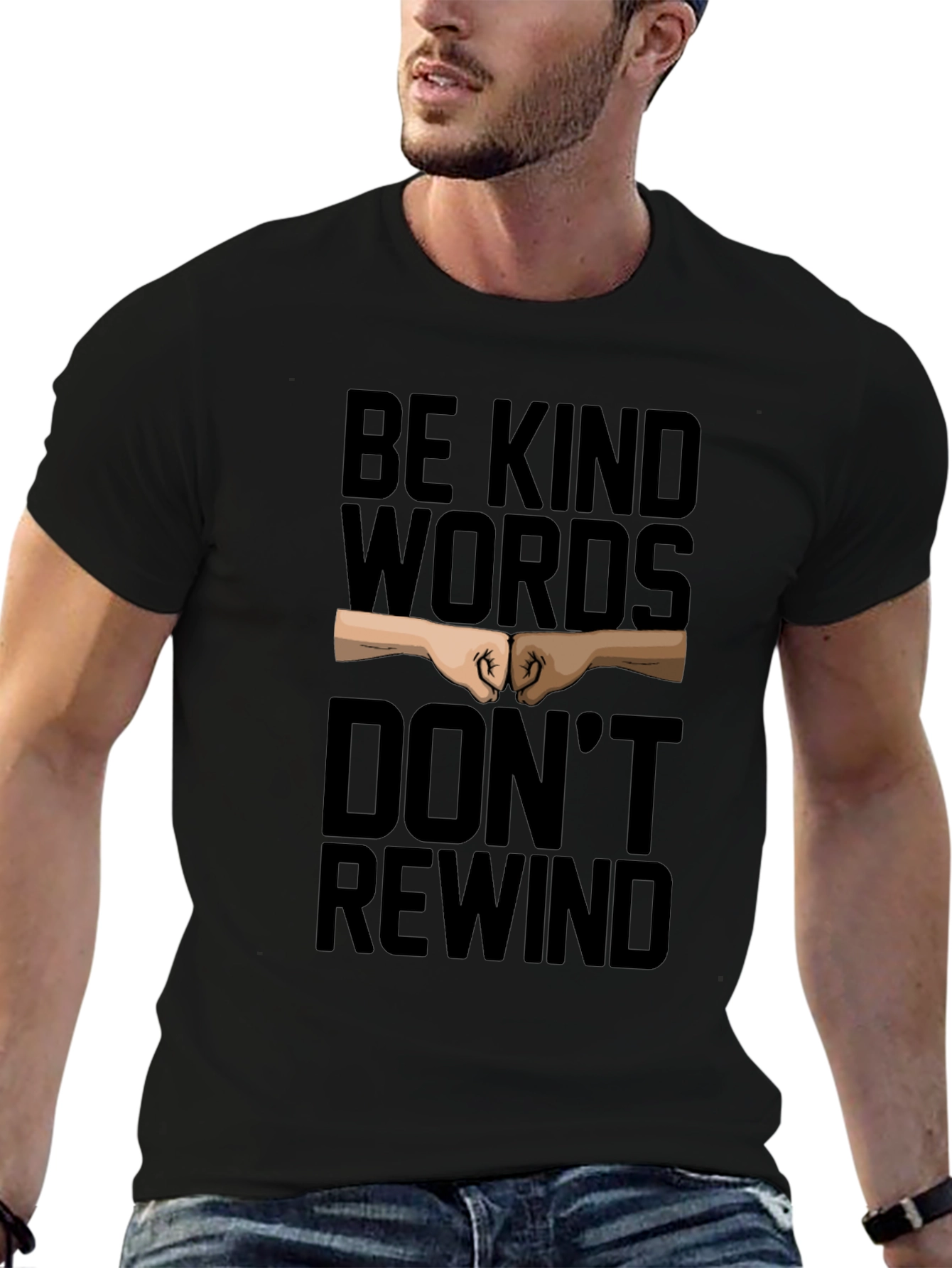 Be Kind Words T-Shirt: Motivational Graphic Tee