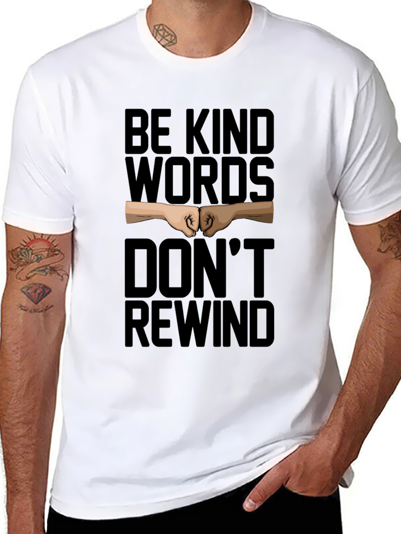 Be Kind Words T-Shirt: Motivational Graphic Tee