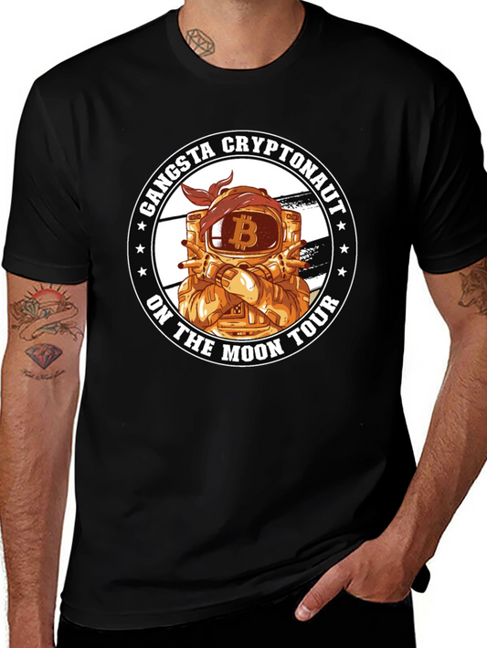 Gangsta Cryptonaut Moon Tour Black T-Shirt