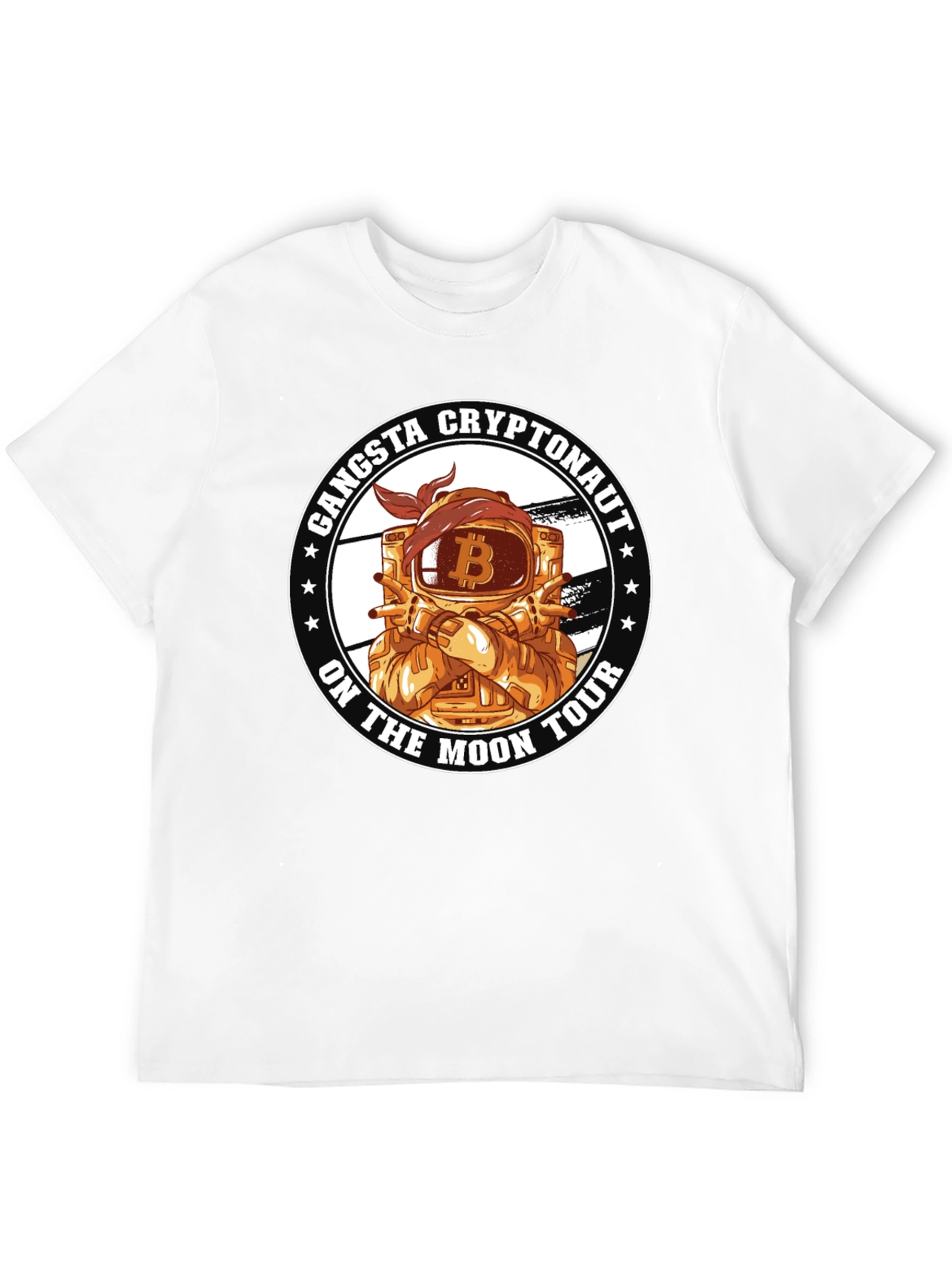 Gangsta Cryptonaut Moon Tour Black T-Shirt