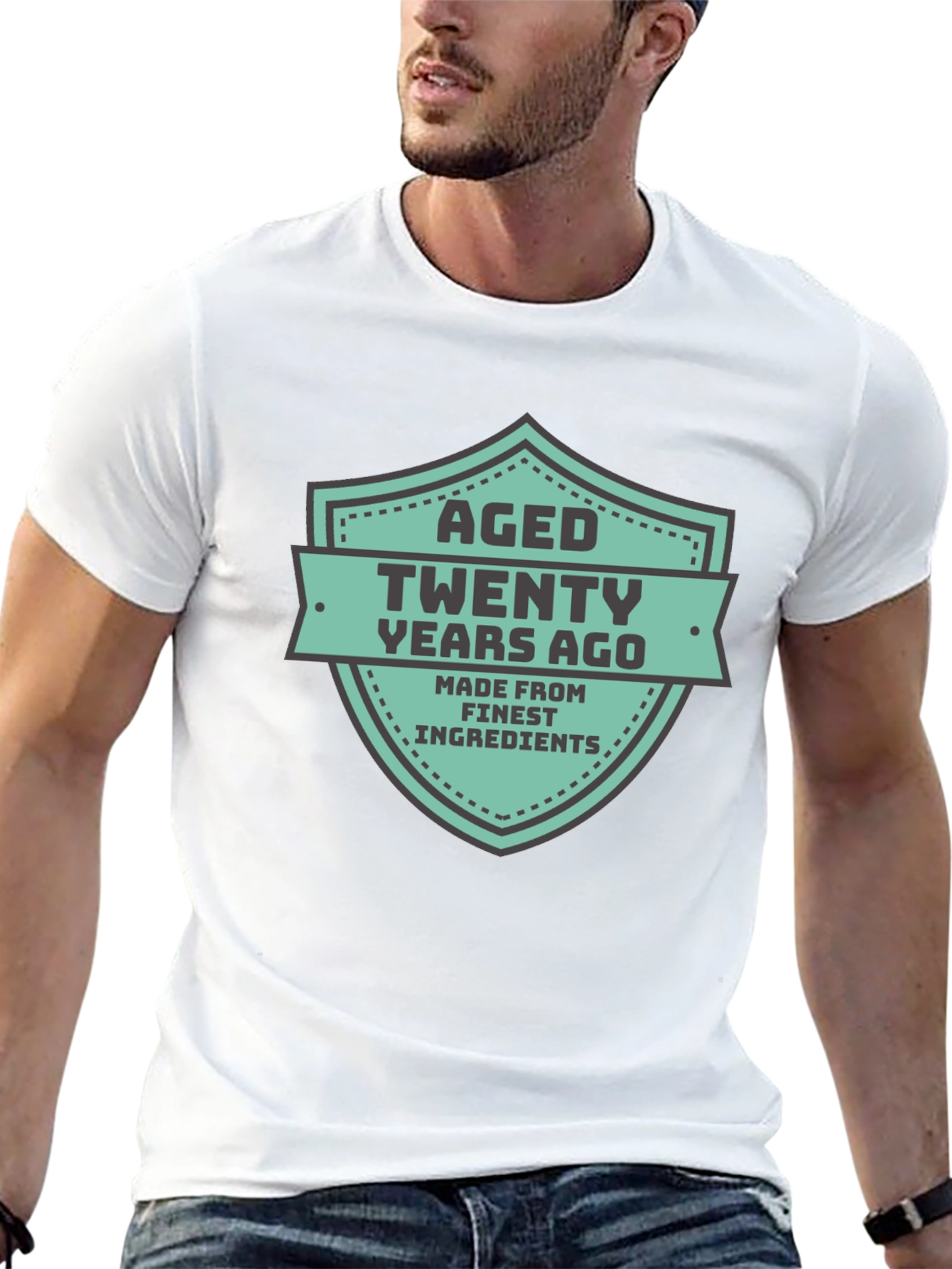 Aged Twenty Years Ago Graphic T-Shirt