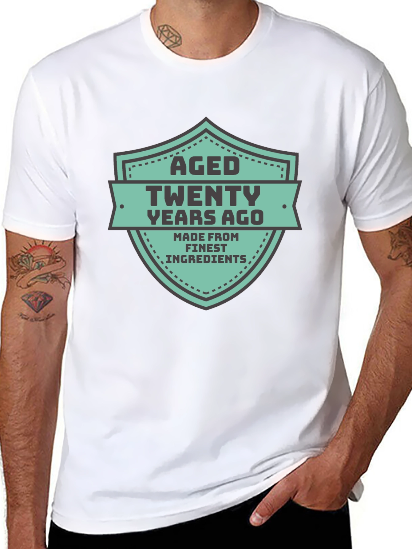 Aged Twenty Years Ago Graphic T-Shirt