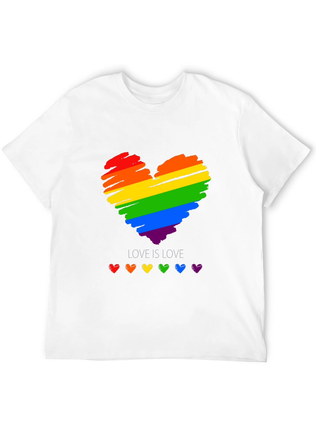 Love is Love Rainbow Heart T-Shirt