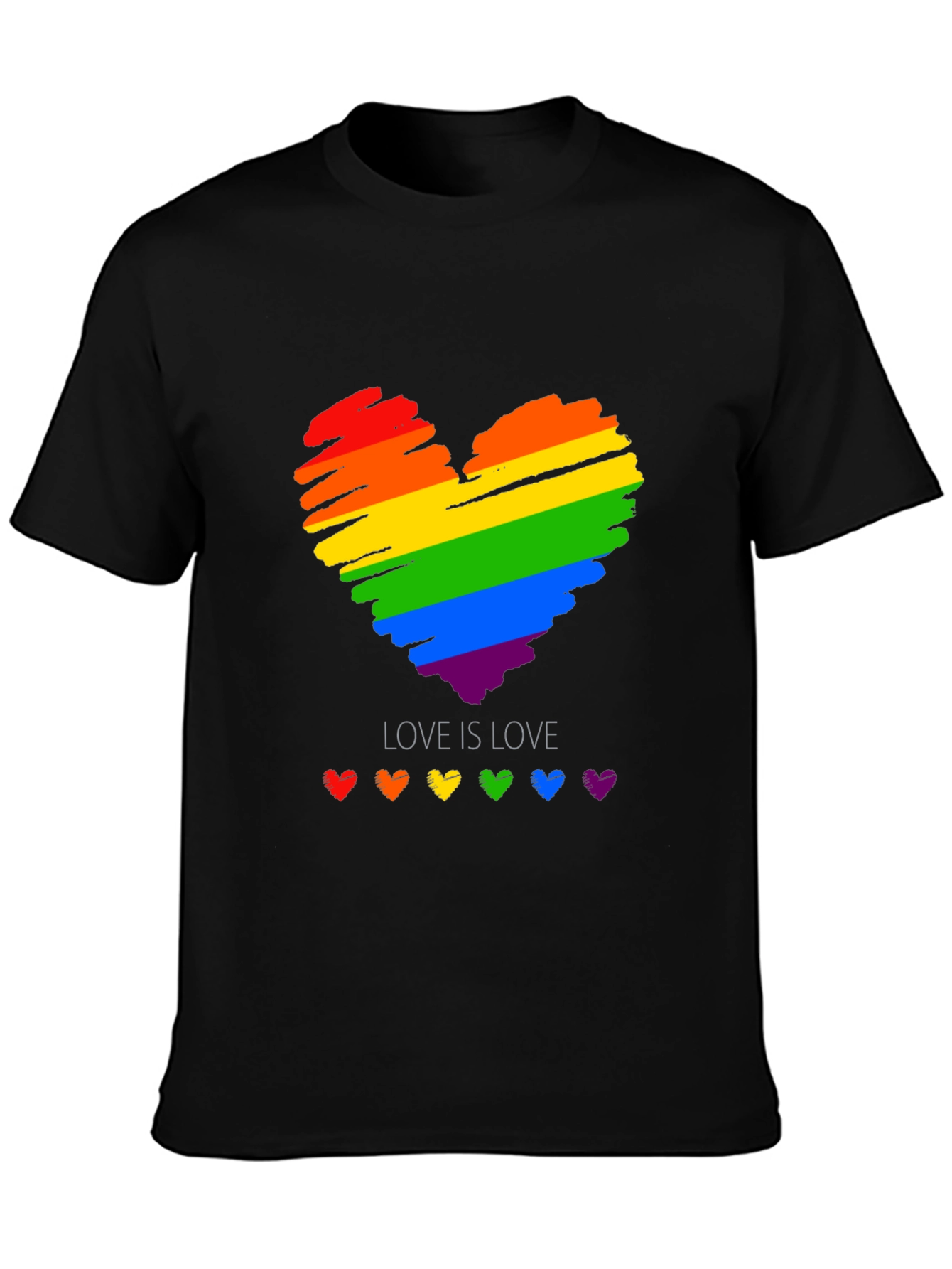 Love is Love Rainbow Heart T-Shirt